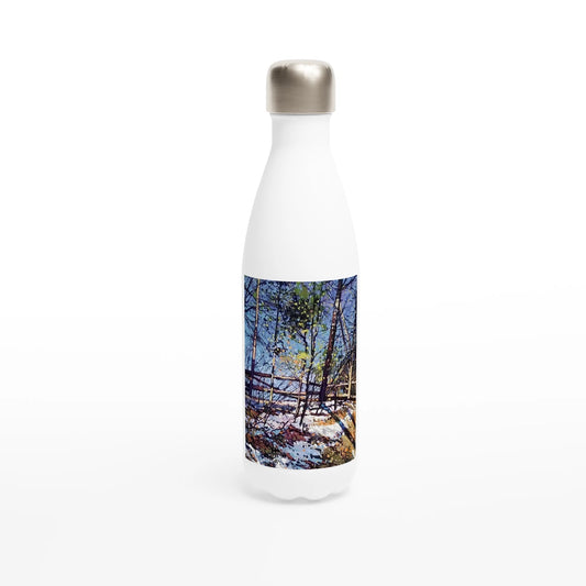 Roadside assistance - White 17oz Stainless Steel Water Bottle - eduardgurevich