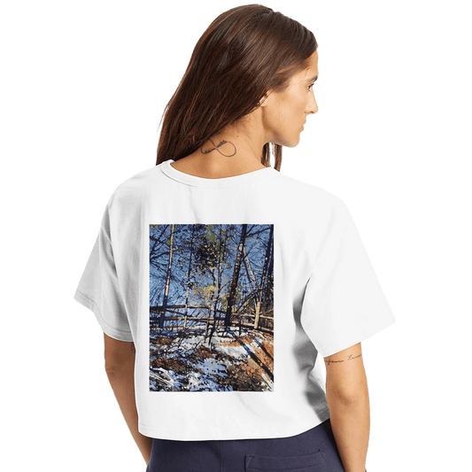 Roadside assistance - Women's Cropped Heritage Crewneck T-Shirt | Champion T453W - eduardgurevich S