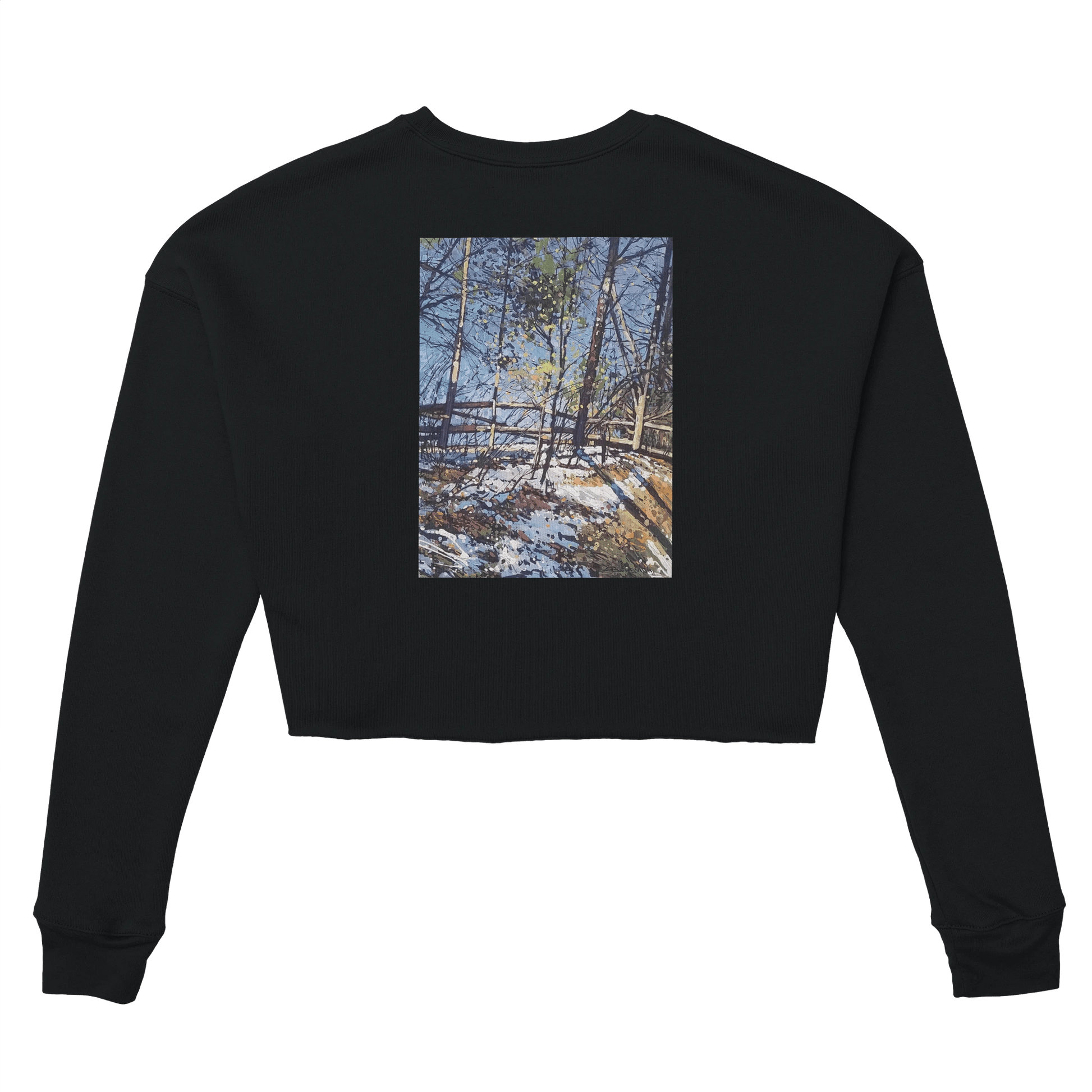 Roadside assistance - Women's Cropped Sweatshirt | Bella + Canvas 7503 - eduardgurevich S