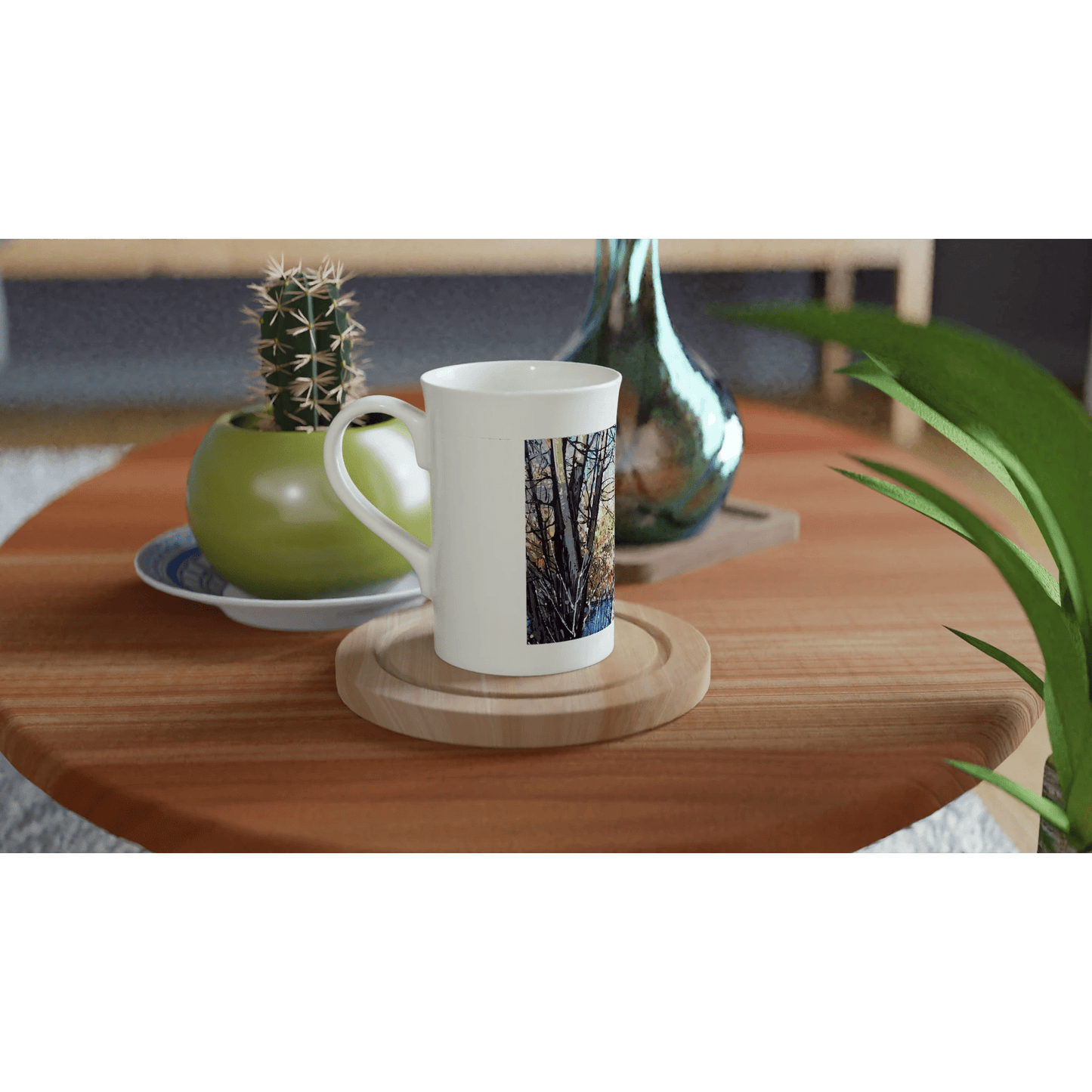 Rumors - White 10oz Porcelain Slim Mug - eduardgurevich