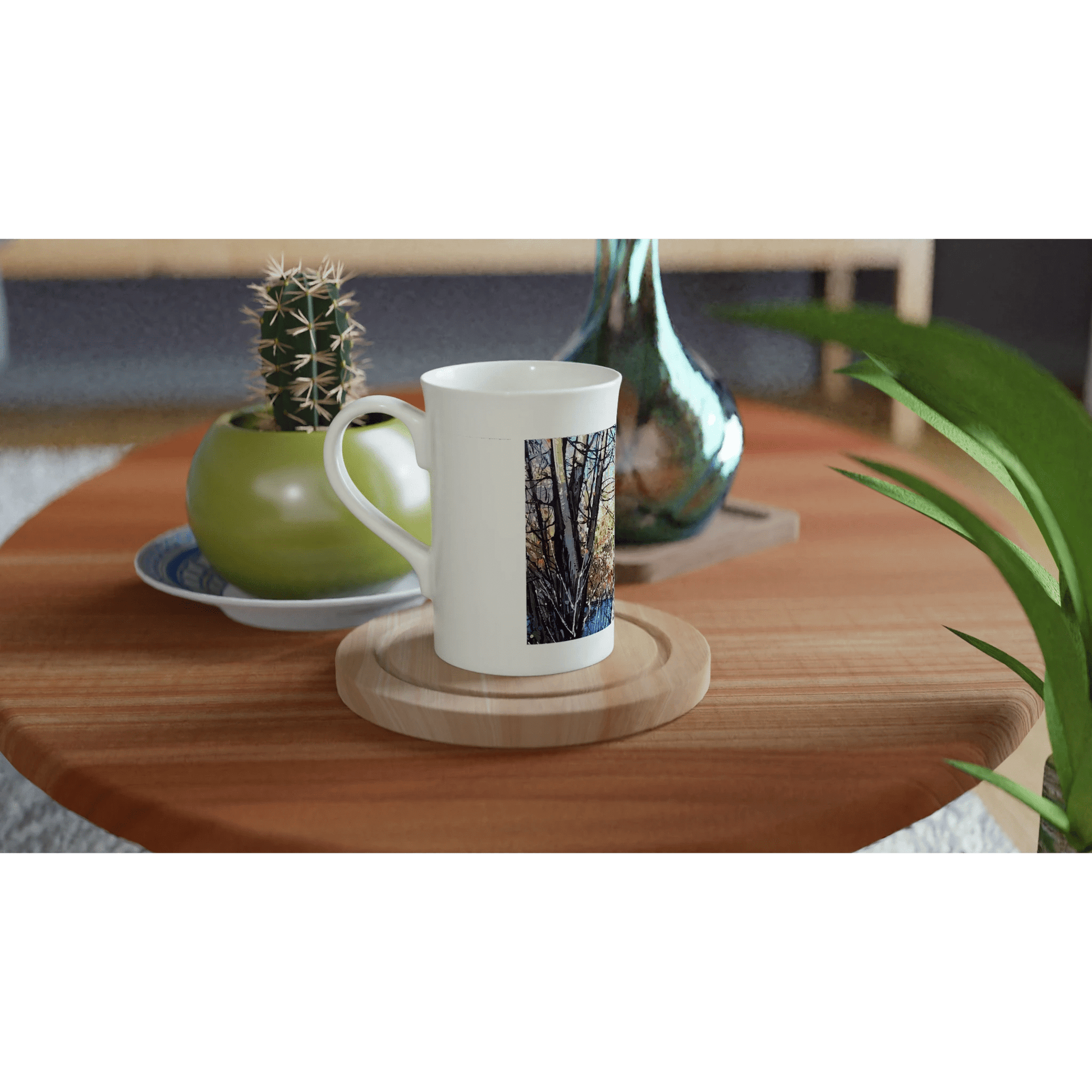 Rumors - White 10oz Porcelain Slim Mug - eduardgurevich