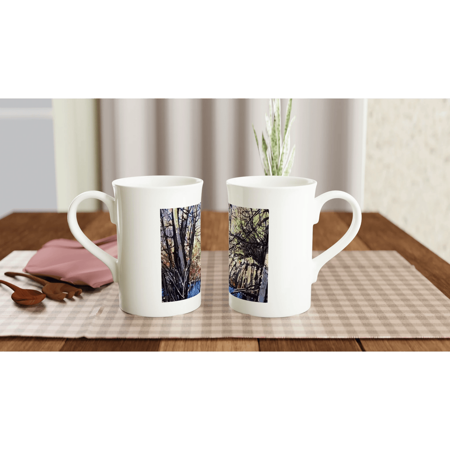 Rumors - White 10oz Porcelain Slim Mug - eduardgurevich