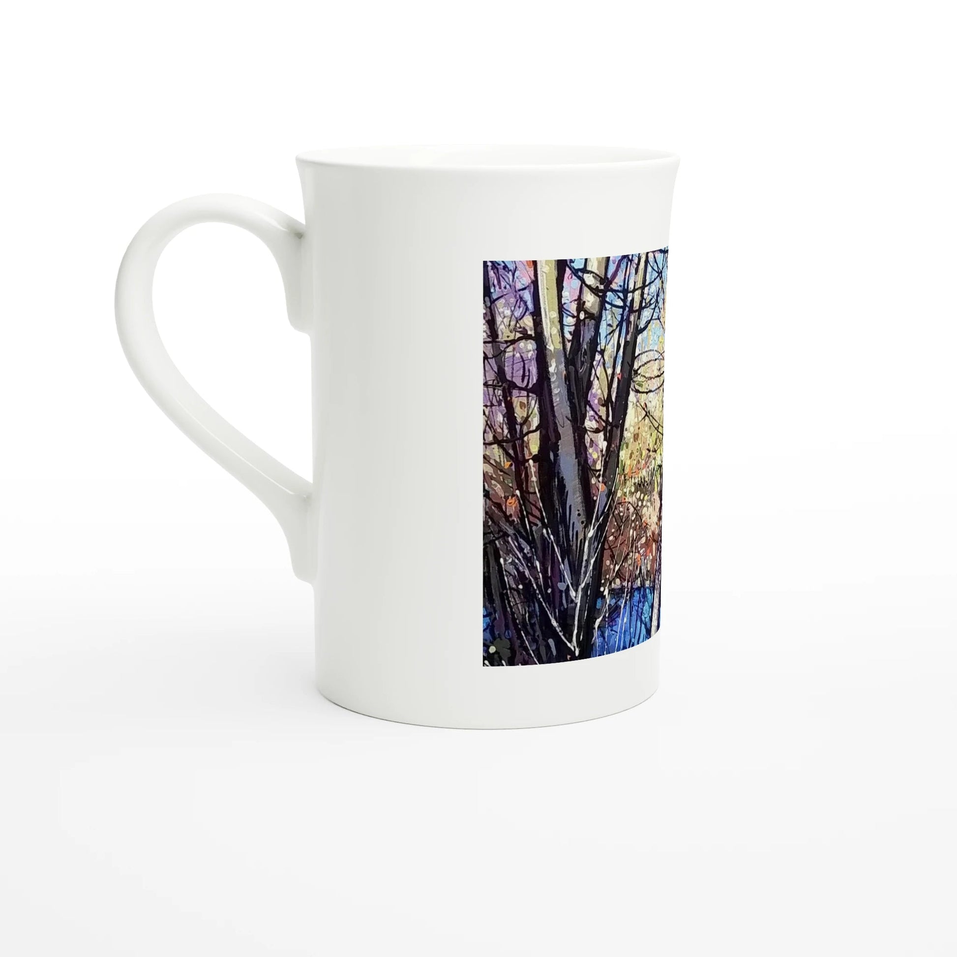 Rumors - White 10oz Porcelain Slim Mug - eduardgurevich