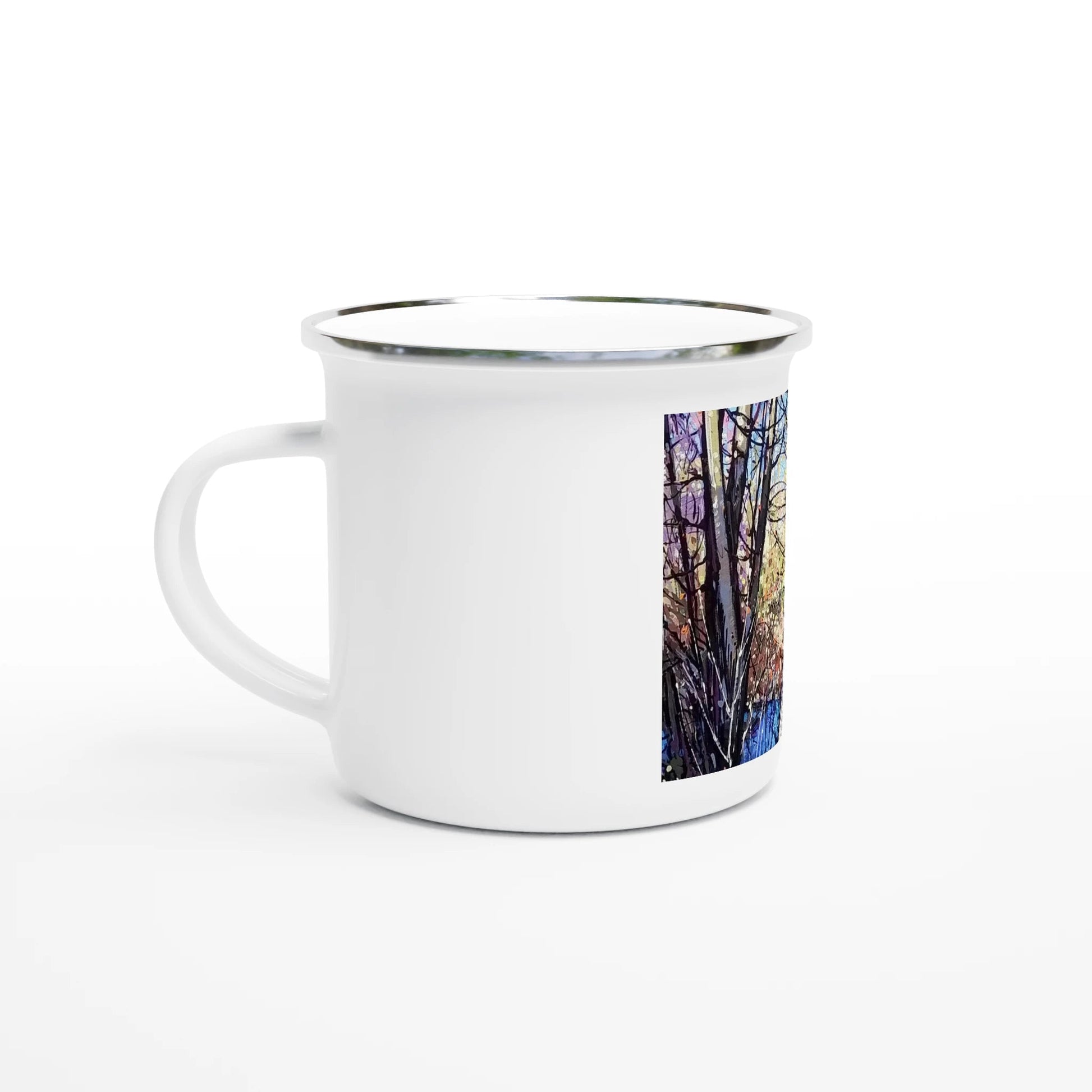 Rumors - White 12oz Enamel Mug - eduardgurevich
