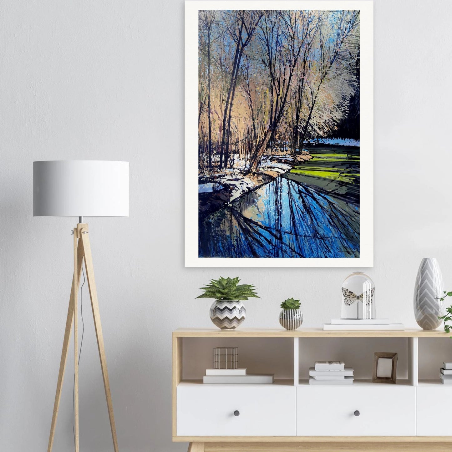 Running away - Museum - Quality Matte Paper Poster - eduardgurevich 60x90 cm / 24x36″
