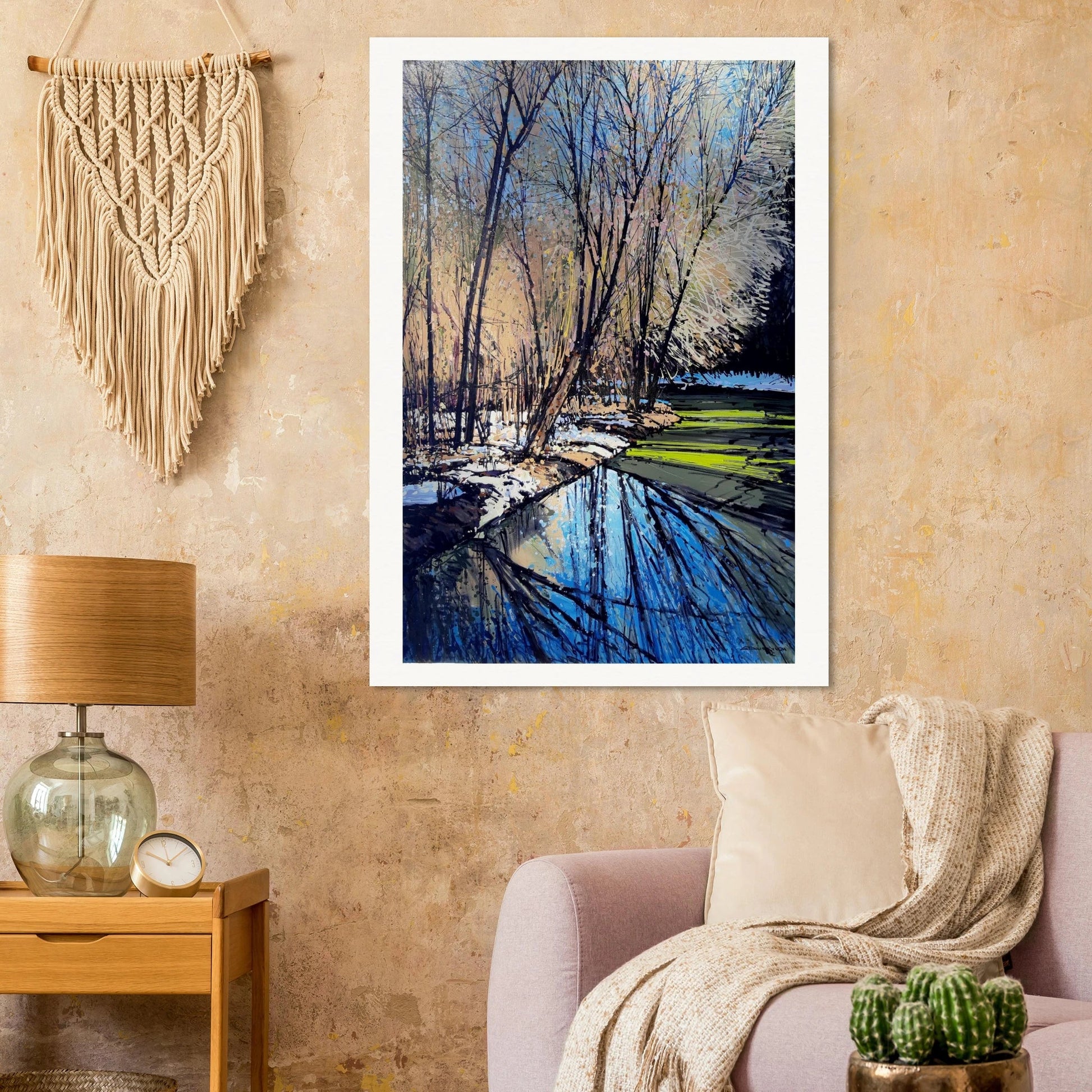 Running away - Museum - Quality Matte Paper Poster - eduardgurevich 60x90 cm / 24x36″