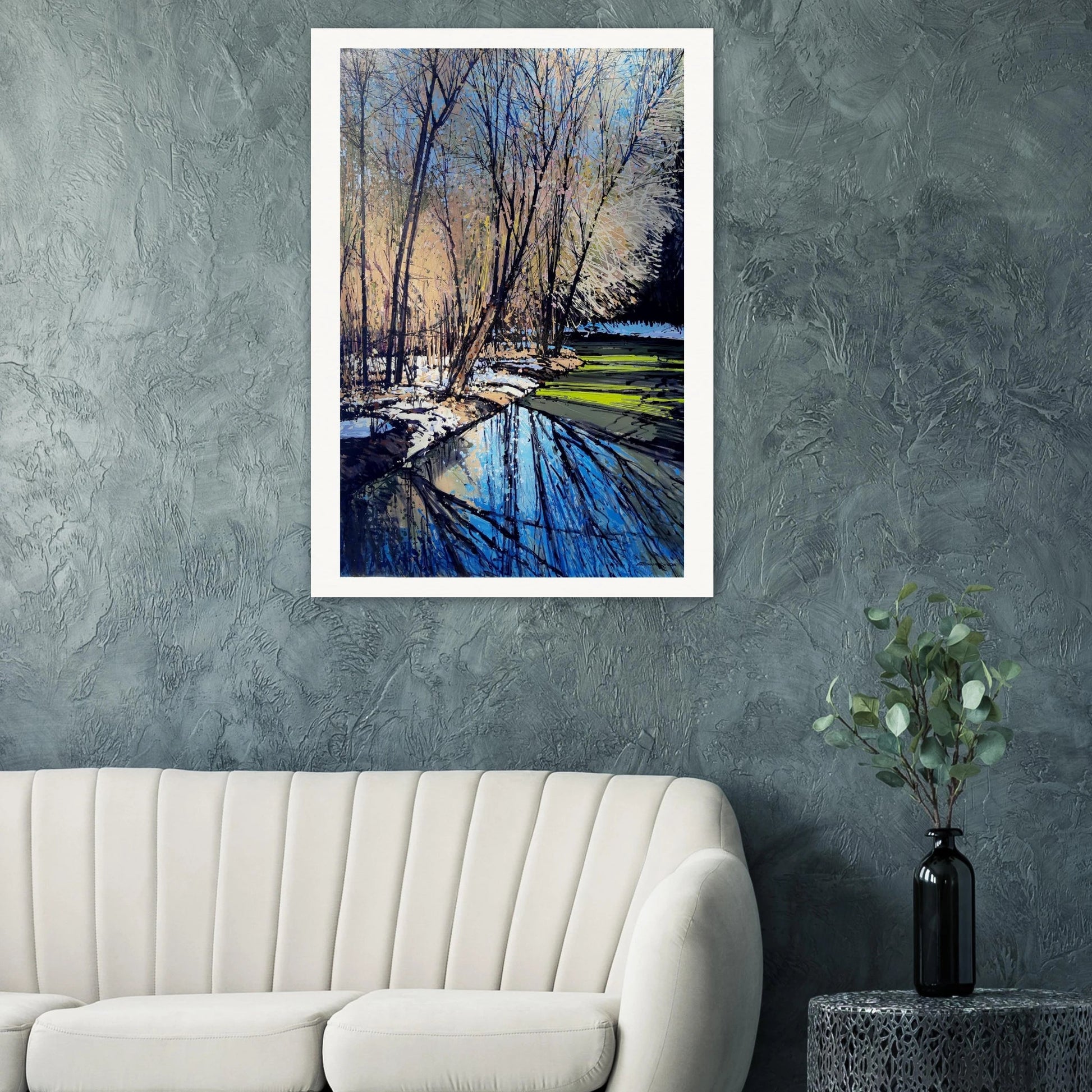 Running away - Museum - Quality Matte Paper Poster - eduardgurevich 60x90 cm / 24x36″