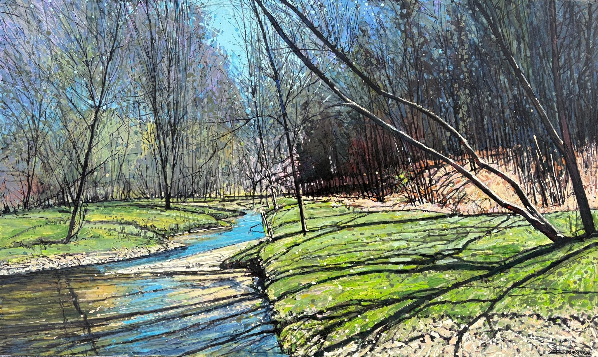 Same orbit - eduardgurevich Acrylic 36x60