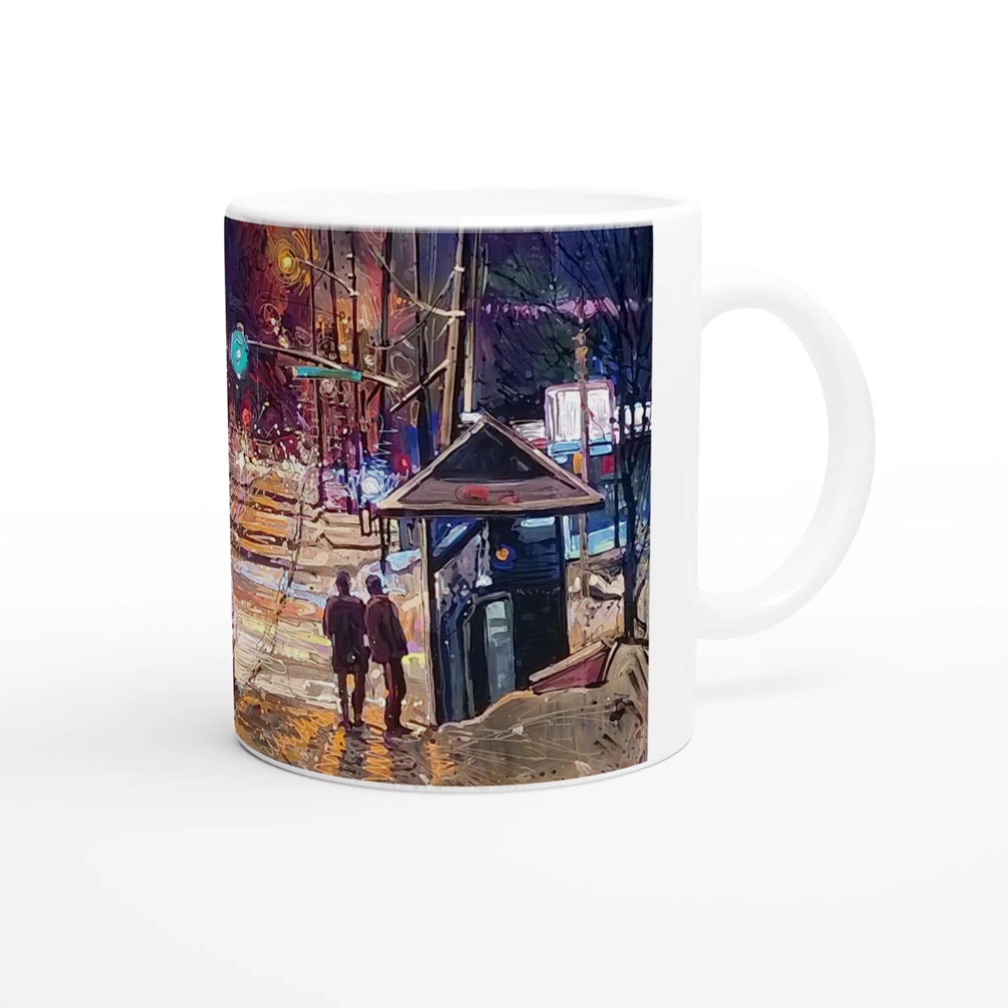 Saturday night - 11oz Ceramic Mug - eduardgurevich