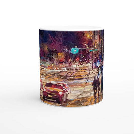 Saturday night - 11oz Ceramic Mug - eduardgurevich