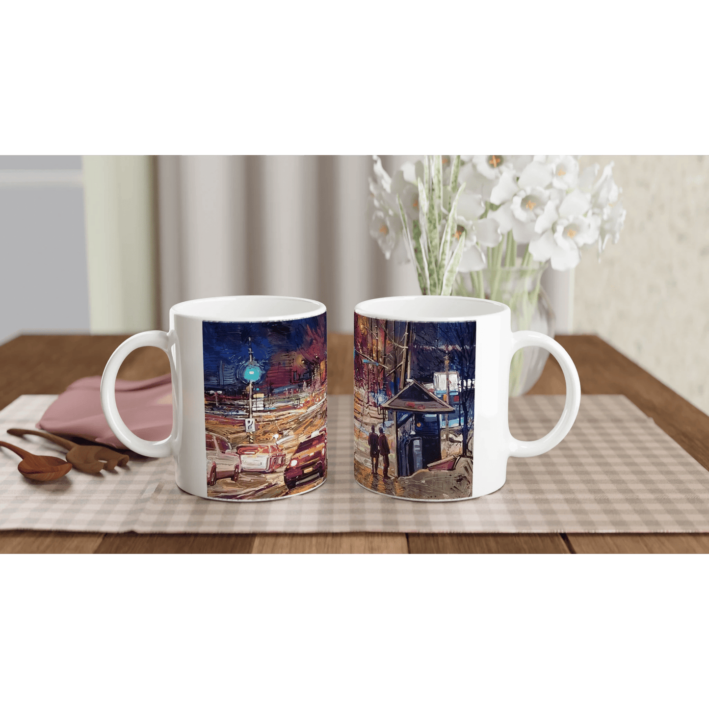 Saturday night - 11oz Ceramic Mug - eduardgurevich