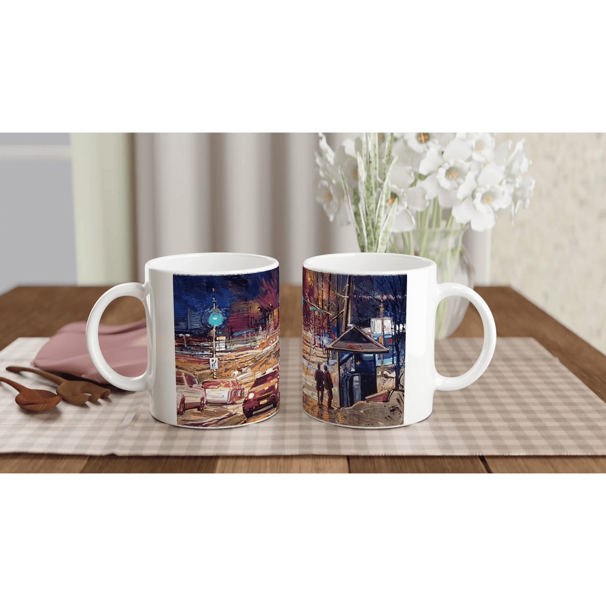 Saturday night - 11oz Ceramic Mug - eduardgurevich