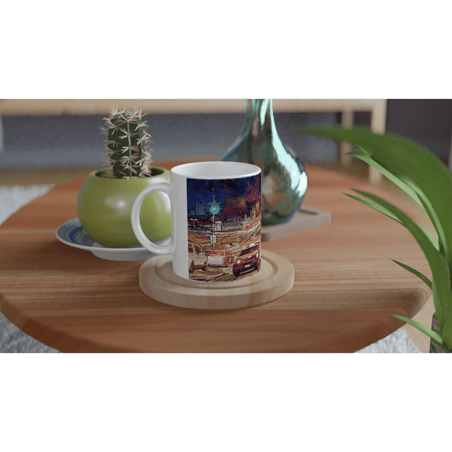 Saturday night - 11oz Ceramic Mug - eduardgurevich