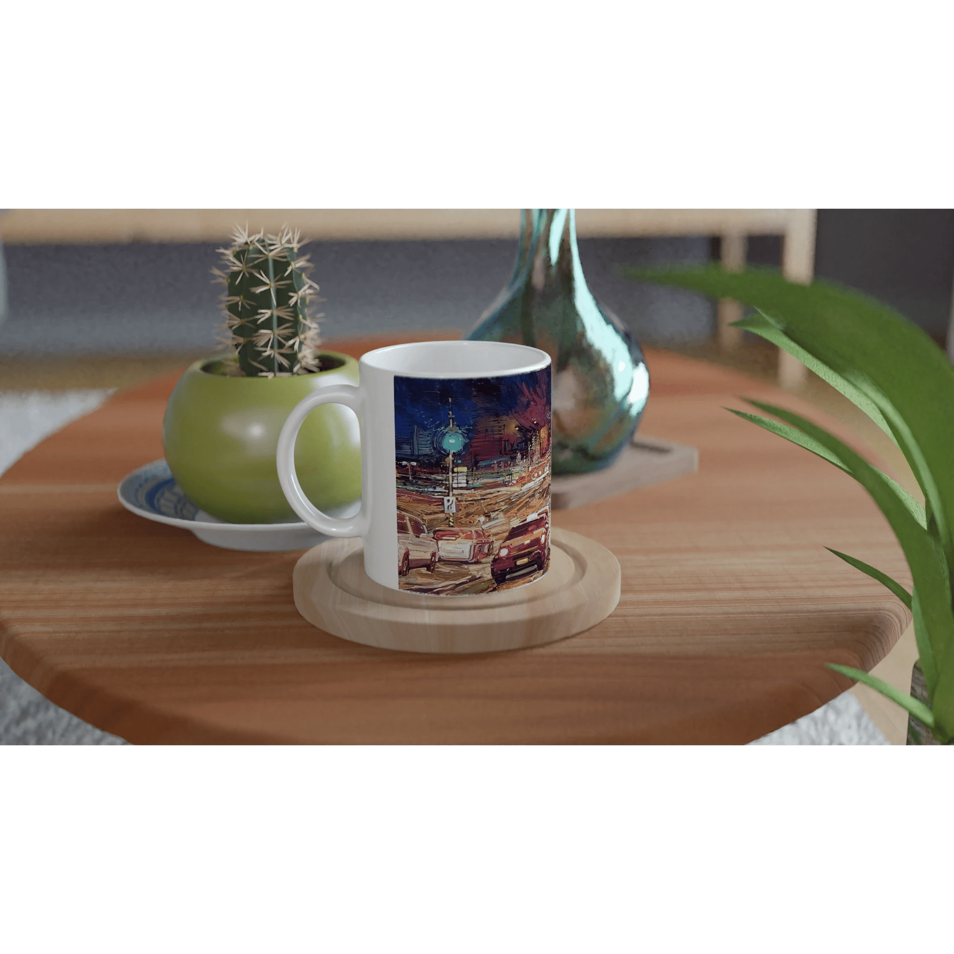 Saturday night - 11oz Ceramic Mug - eduardgurevich