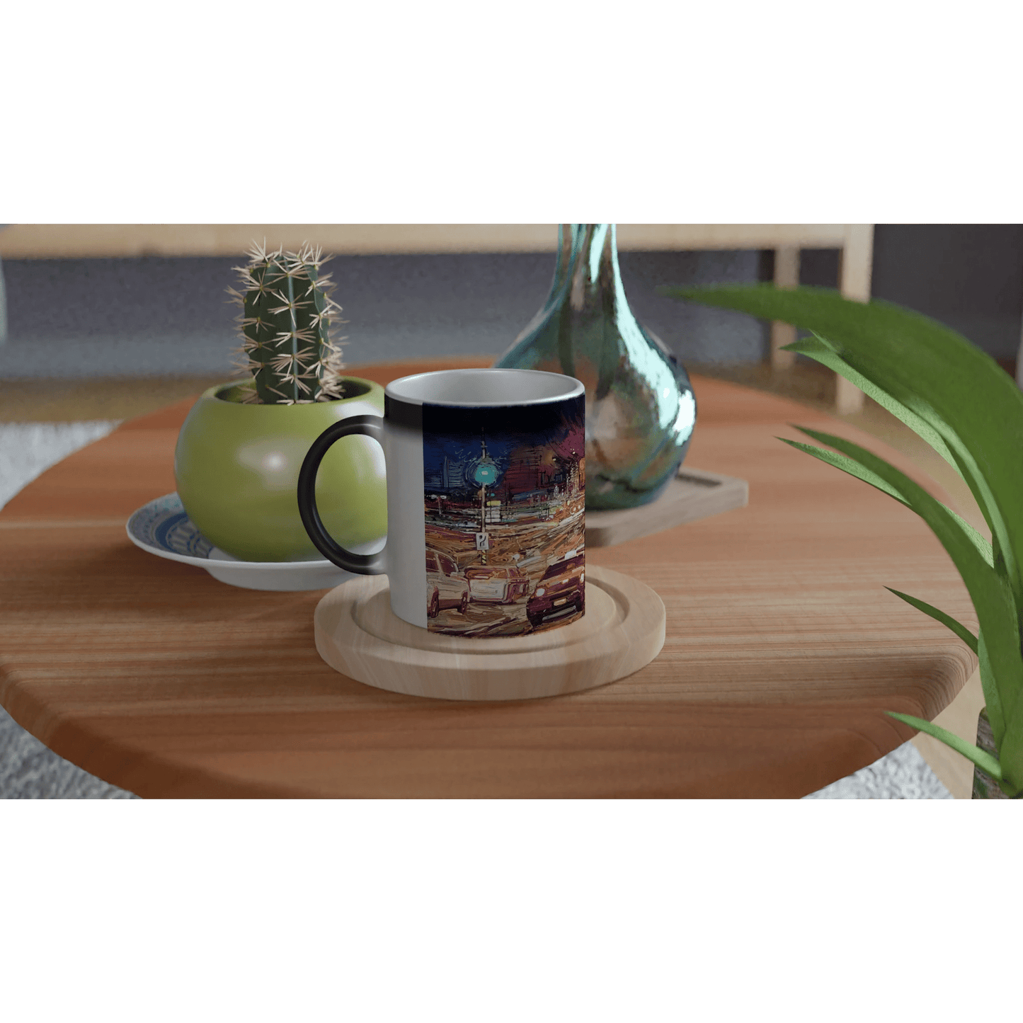 Saturday night - Magic 11oz Ceramic Mug - eduardgurevich
