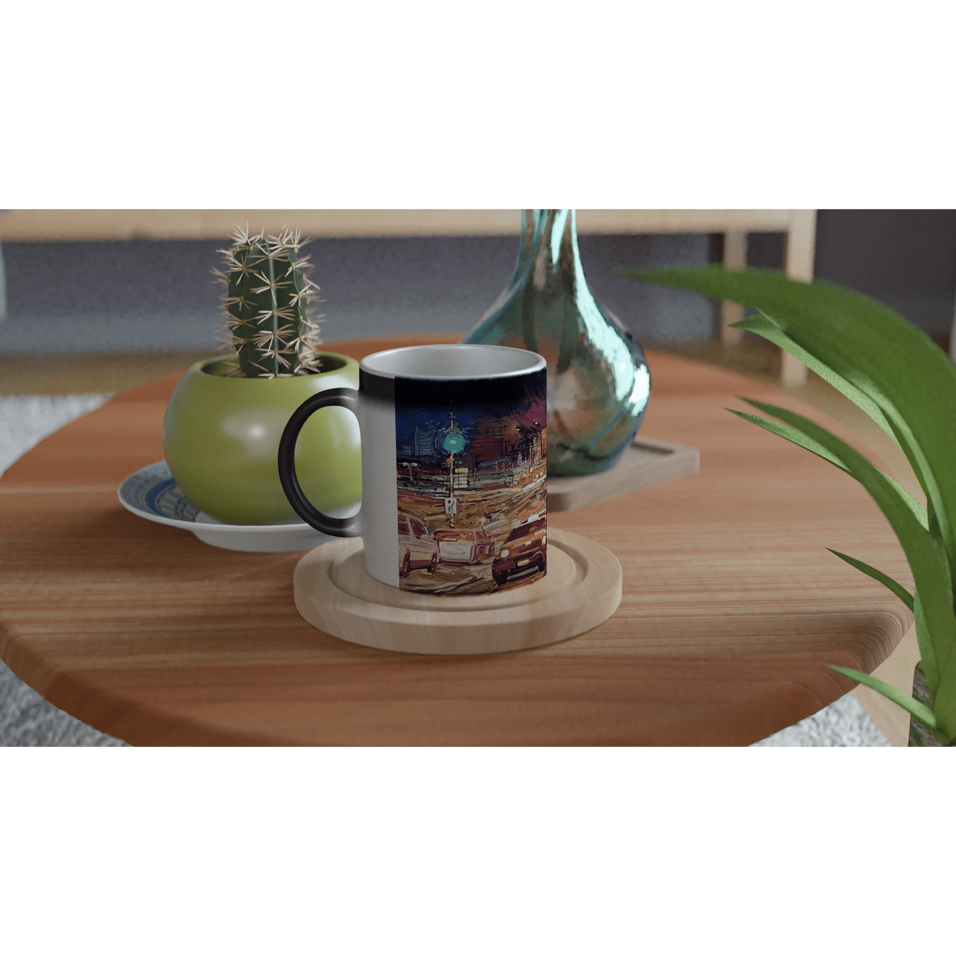 Saturday night - Magic 11oz Ceramic Mug - eduardgurevich