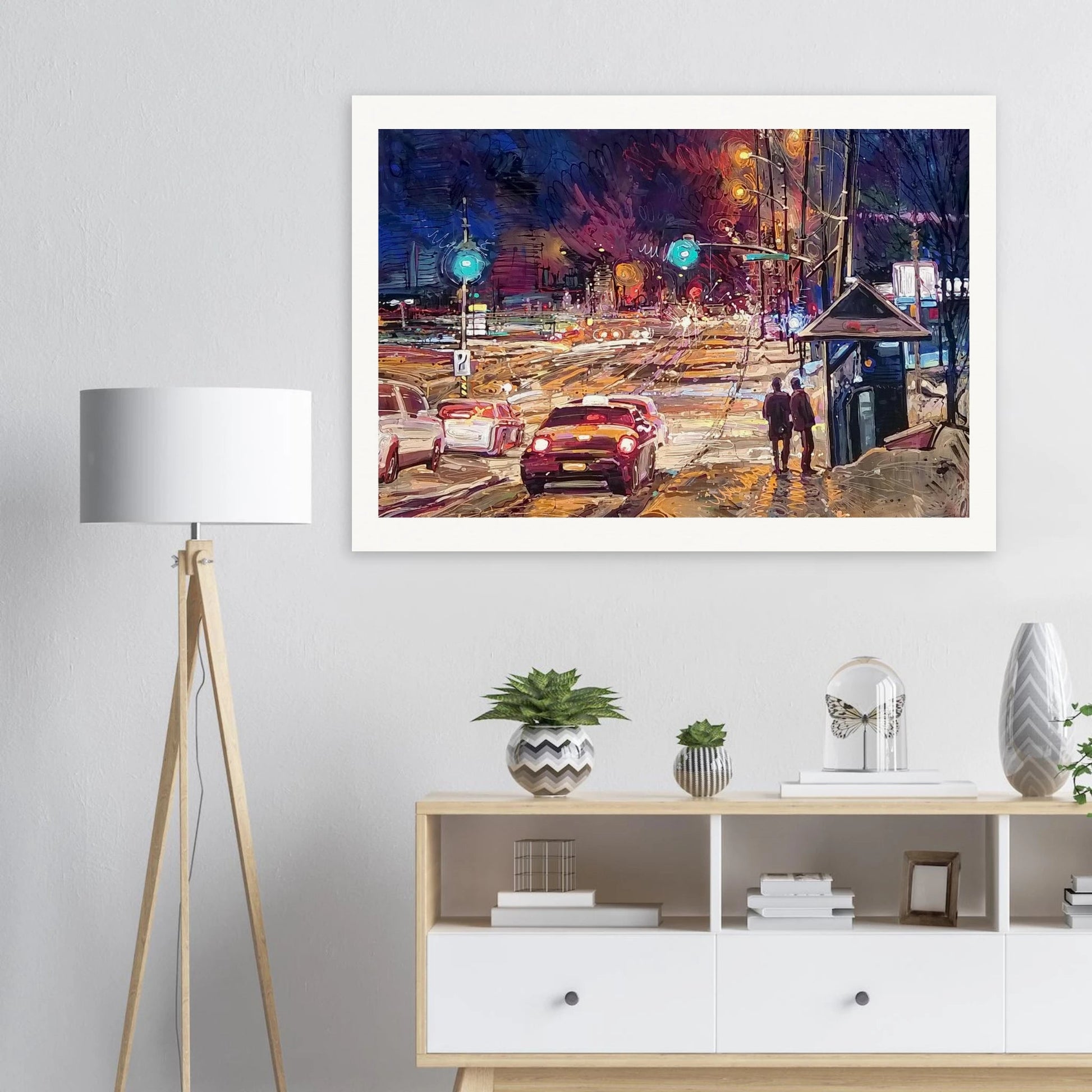 Saturday night - Museum - Quality Matte Paper Poster - eduardgurevich 60x90 cm / 24x36″