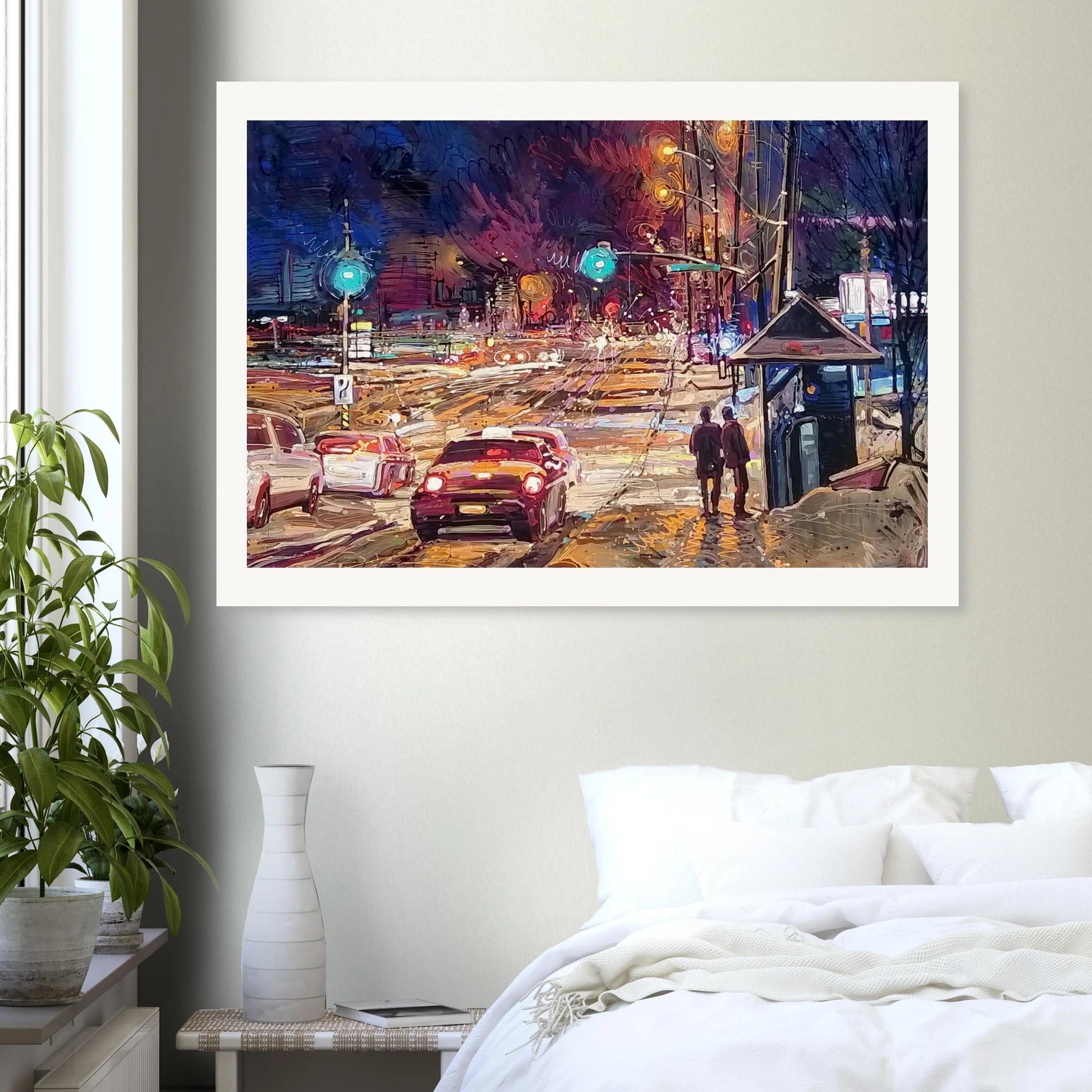 Saturday night - Museum - Quality Matte Paper Poster - eduardgurevich 60x90 cm / 24x36″
