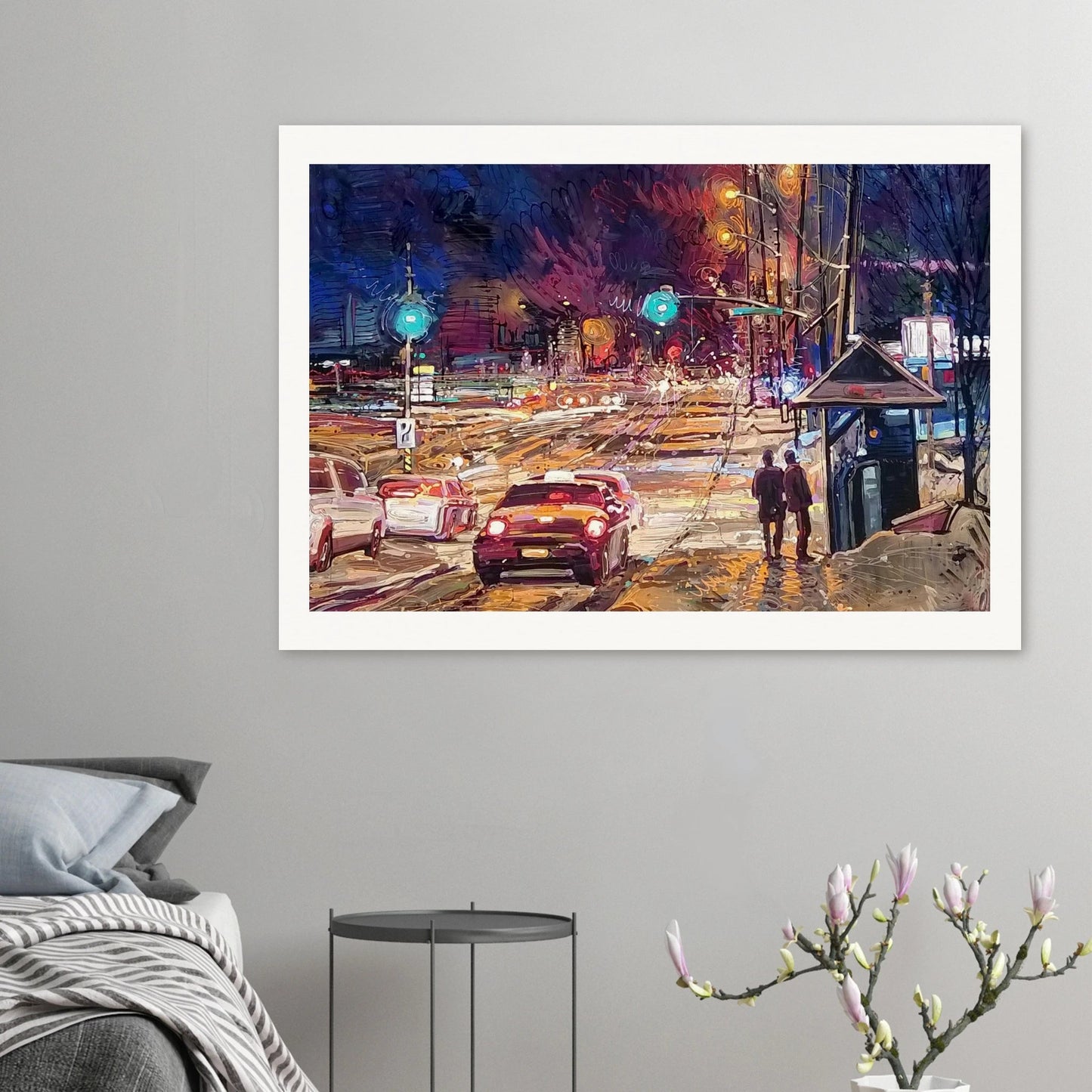 Saturday night - Museum - Quality Matte Paper Poster - eduardgurevich 60x90 cm / 24x36″