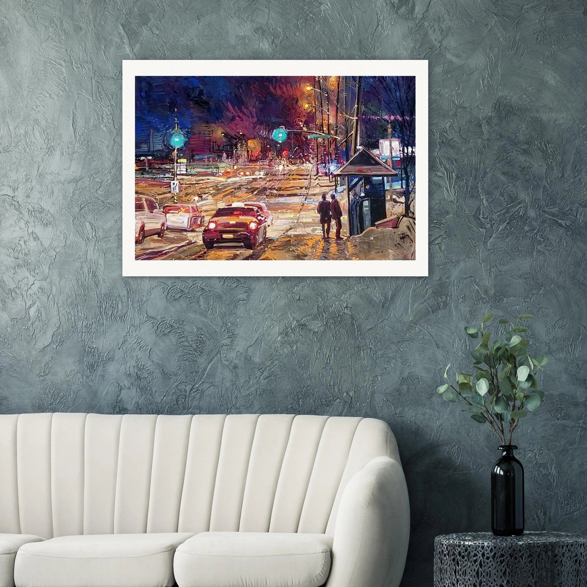 Saturday night - Museum - Quality Matte Paper Poster - eduardgurevich 60x90 cm / 24x36″