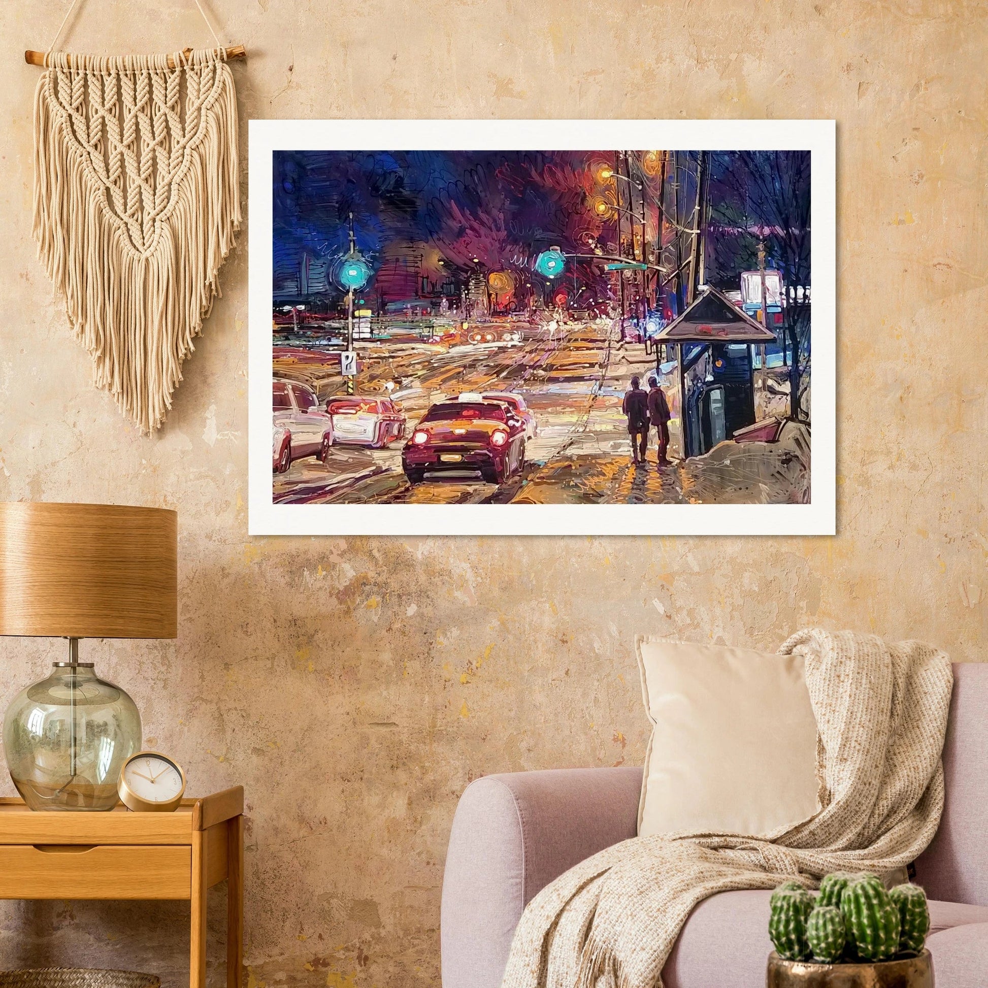 Saturday night - Museum - Quality Matte Paper Poster - eduardgurevich 60x90 cm / 24x36″