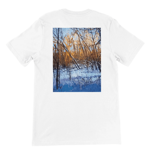Scary forecast - Premium Unisex Crewneck T-shirt | Bella + Canvas 3001 - eduardgurevich S