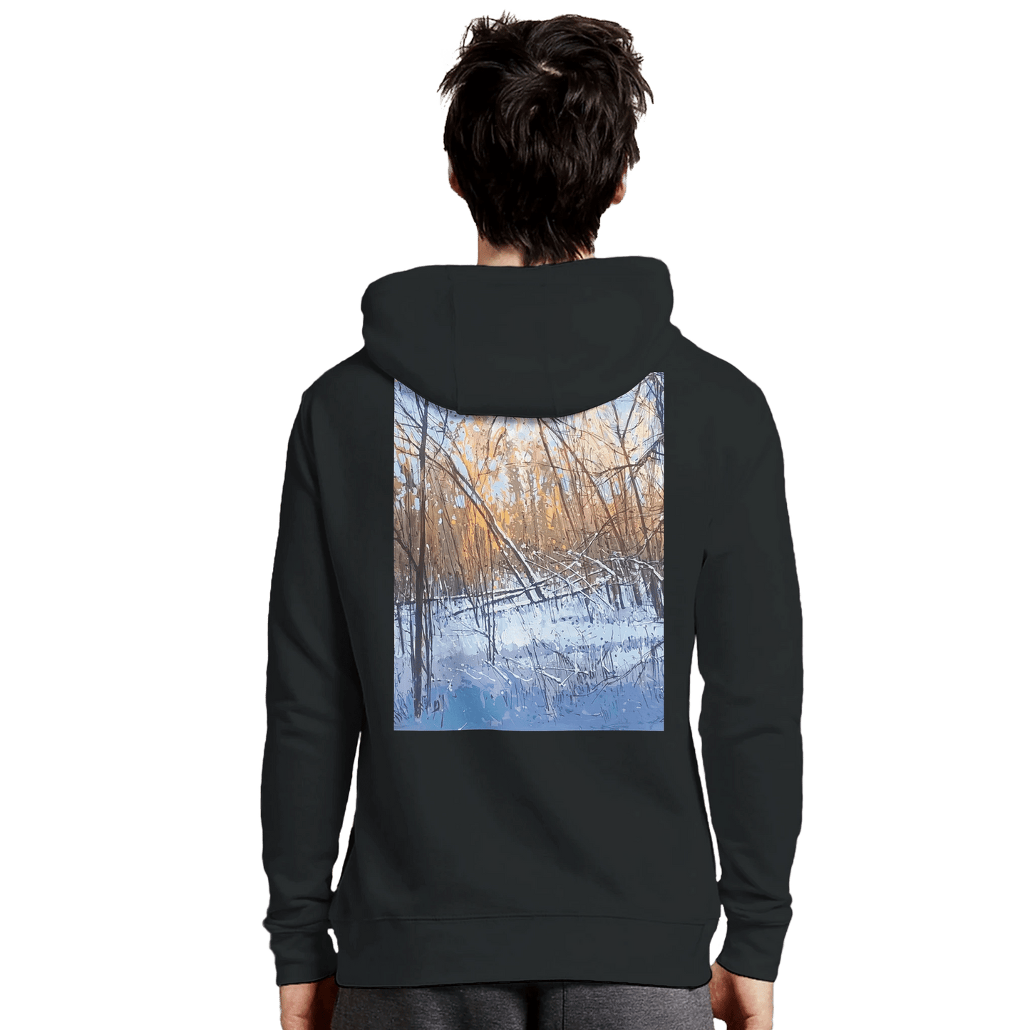 Scary forecast - Premium Unisex Pullover Hoodie | Laneseven LS13001 - eduardgurevich S