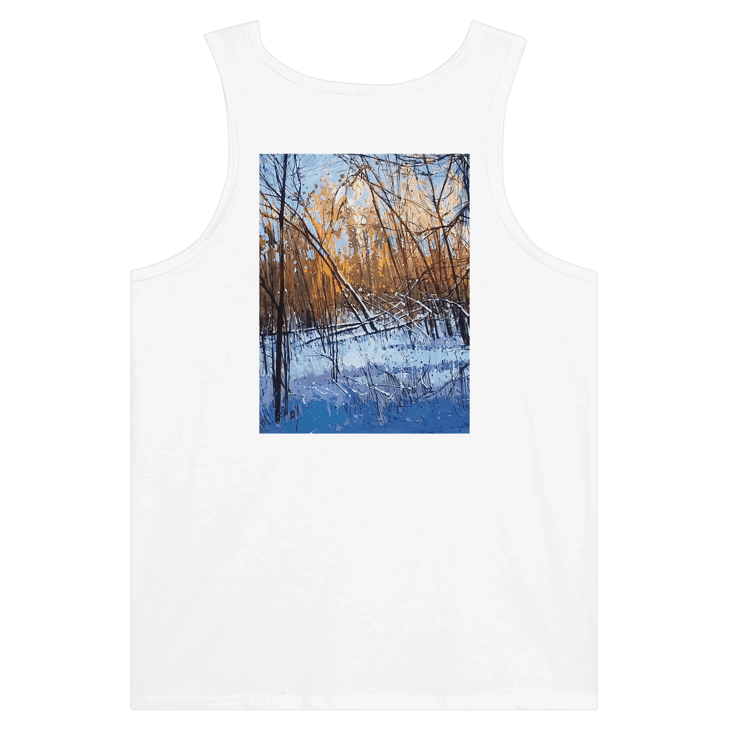 Scary forecast - Premium Unisex Tank Top - eduardgurevich S