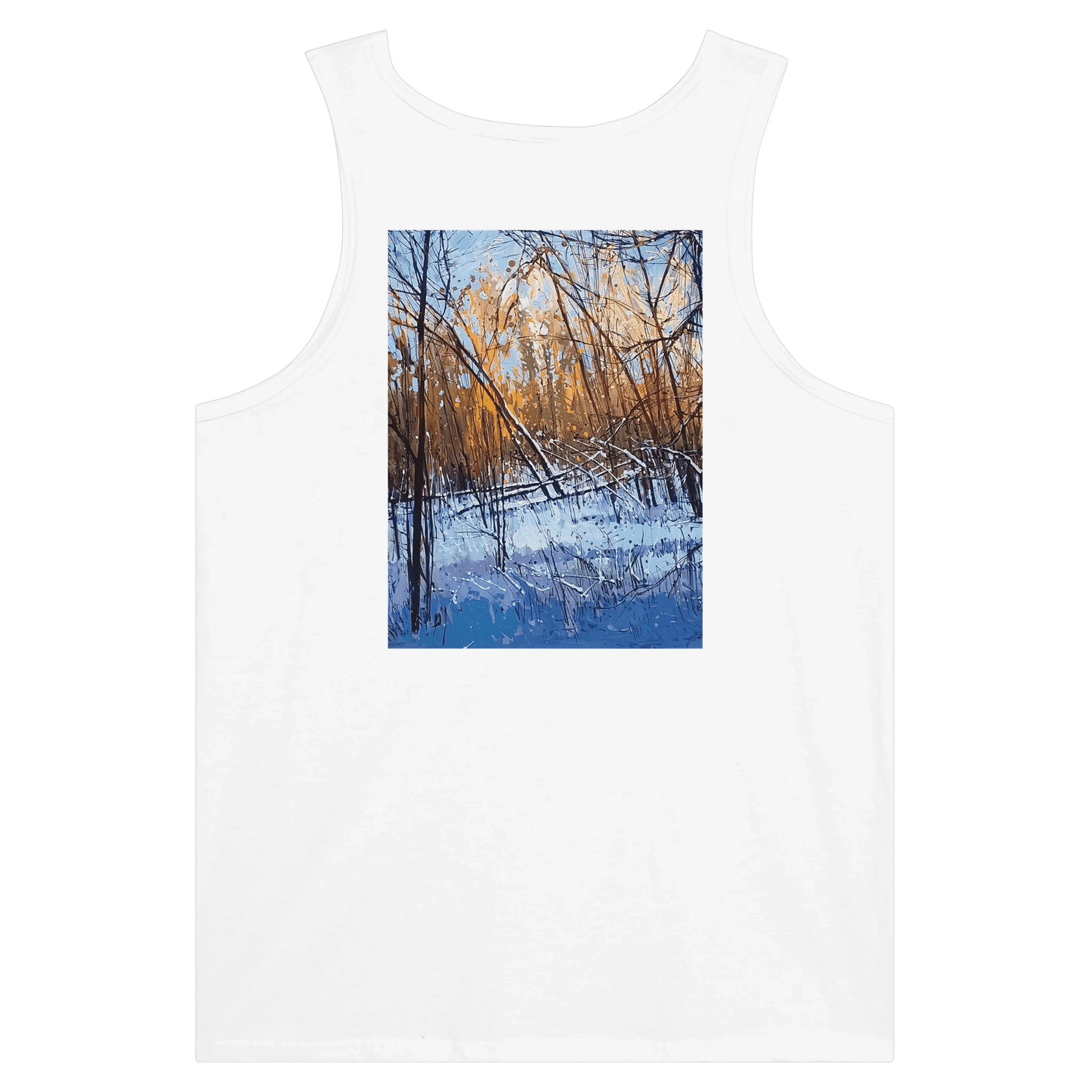 Scary forecast - Premium Unisex Tank Top - eduardgurevich S