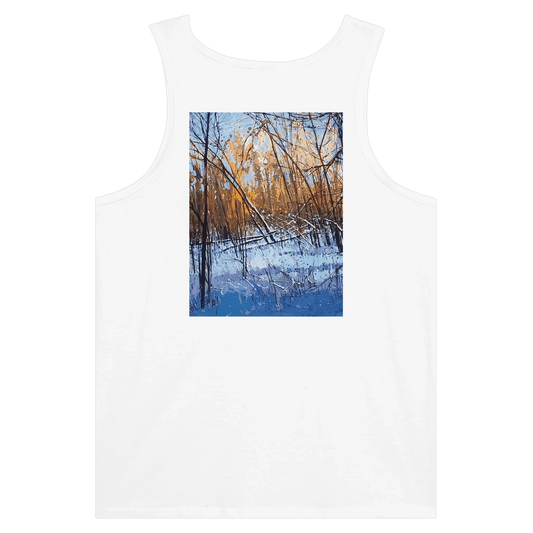 Scary forecast - Premium Unisex Tank Top - eduardgurevich S
