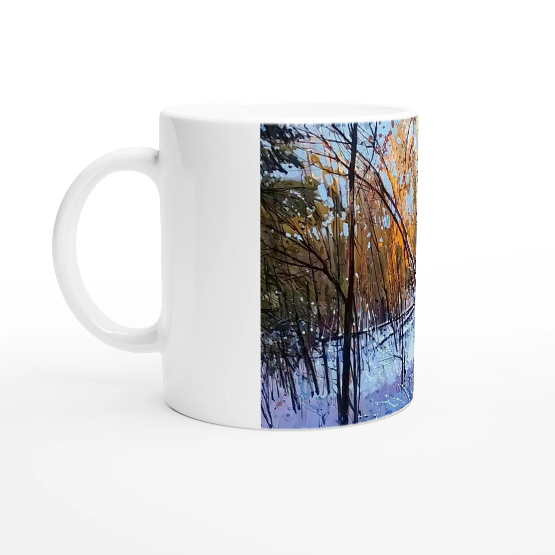 Scary forecast - White 11oz Ceramic Mug - eduardgurevich