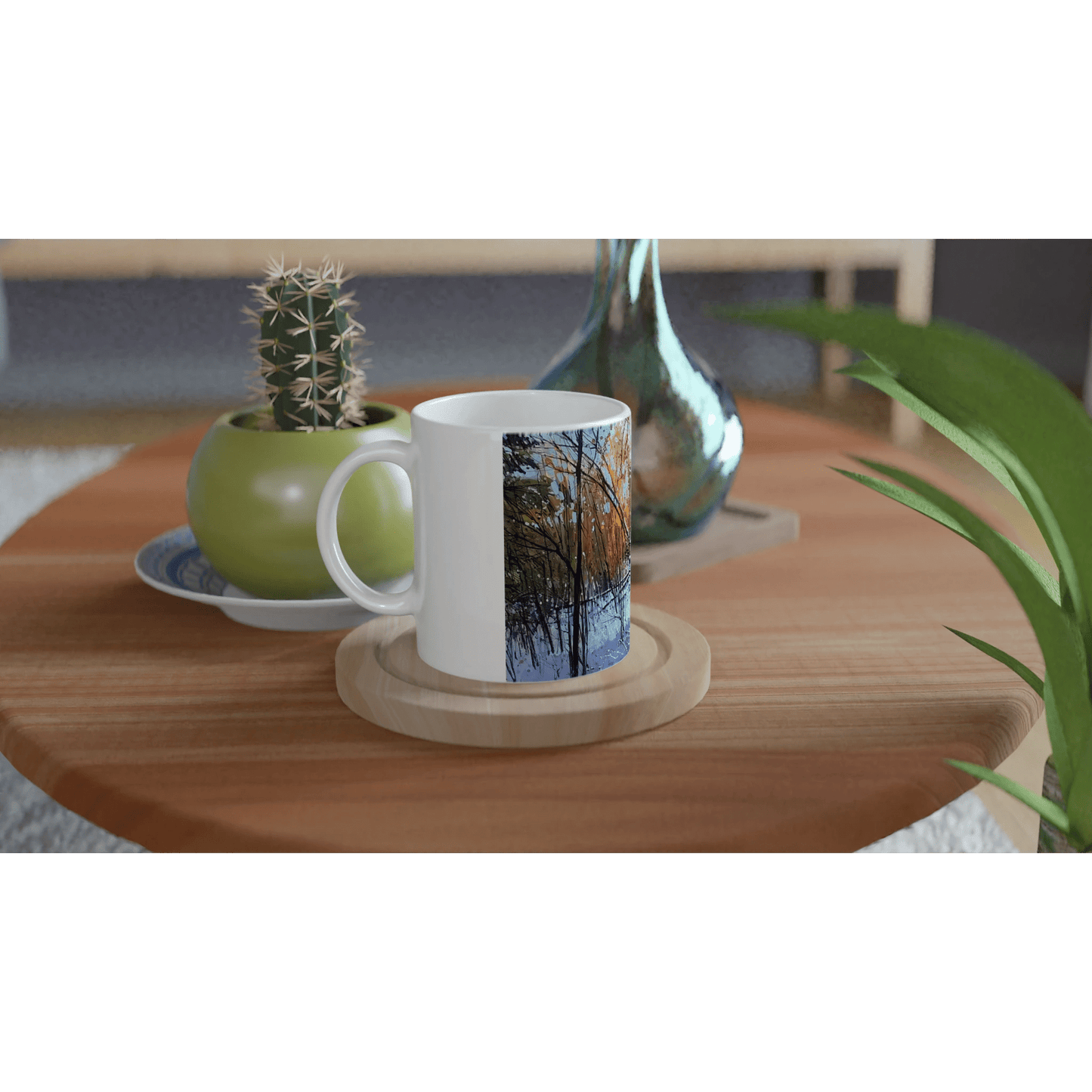 Scary forecast - White 11oz Ceramic Mug - eduardgurevich