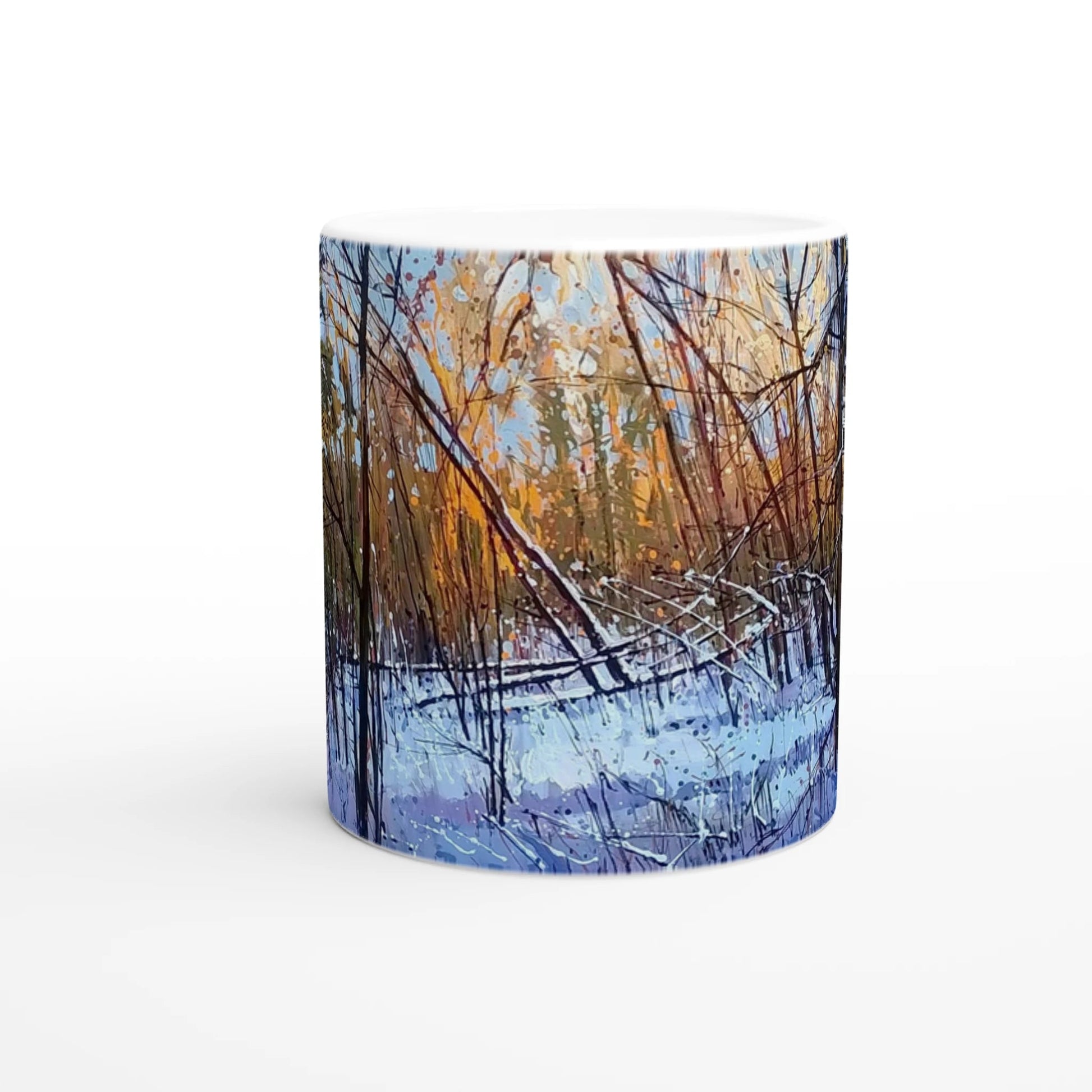 Scary forecast - White 11oz Ceramic Mug - eduardgurevich