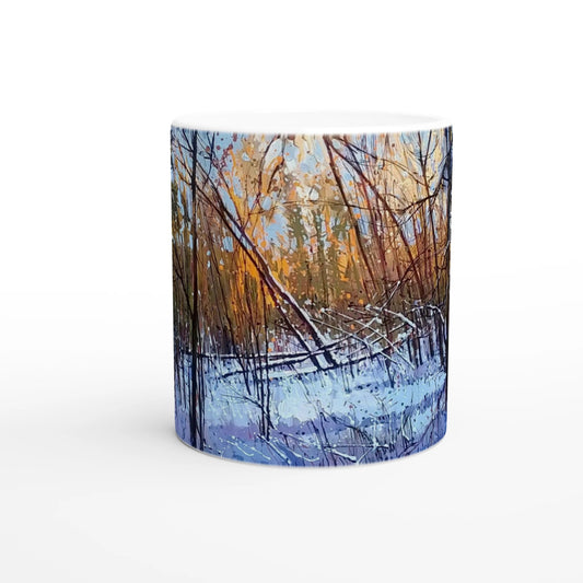 Scary forecast - White 11oz Ceramic Mug - eduardgurevich