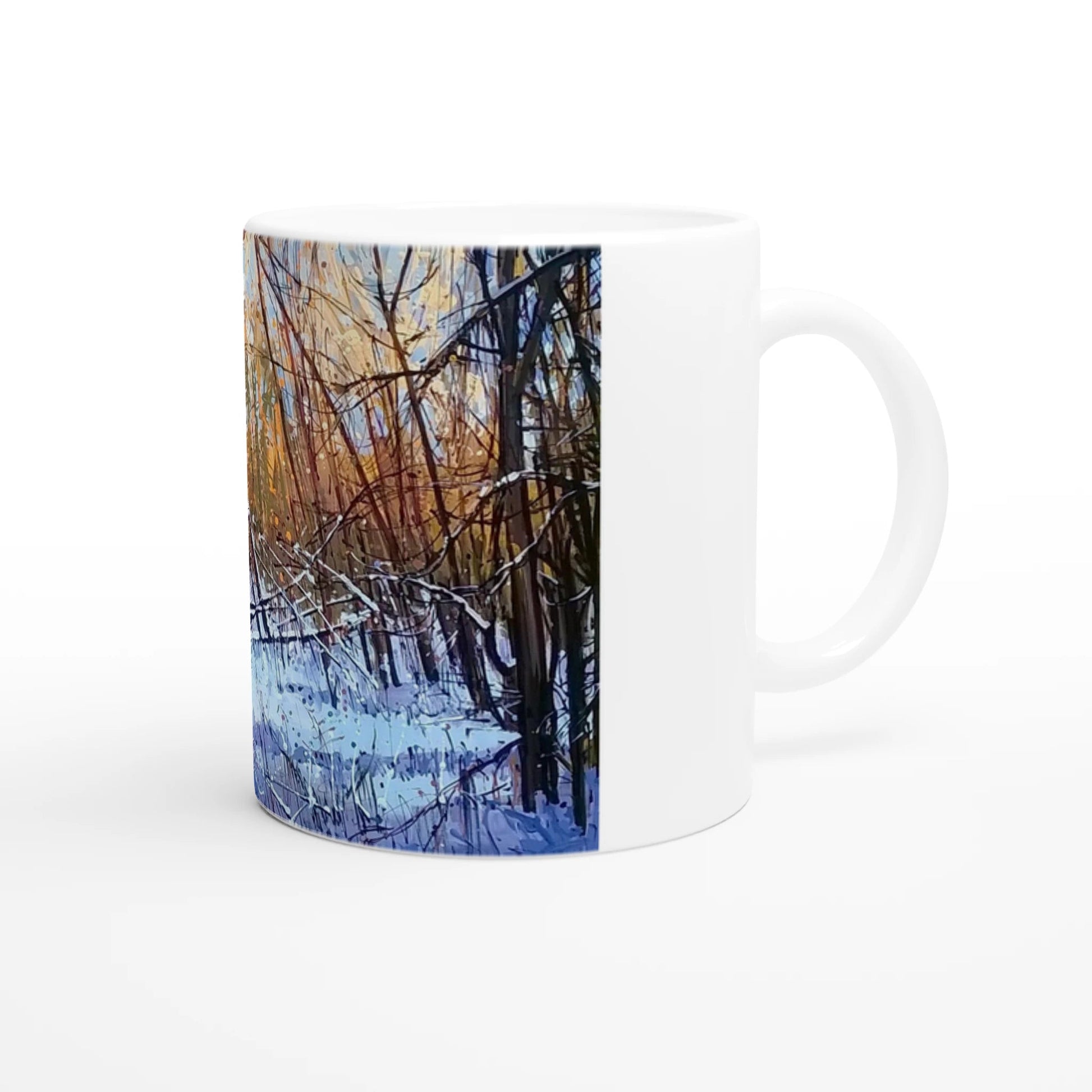 Scary forecast - White 11oz Ceramic Mug - eduardgurevich