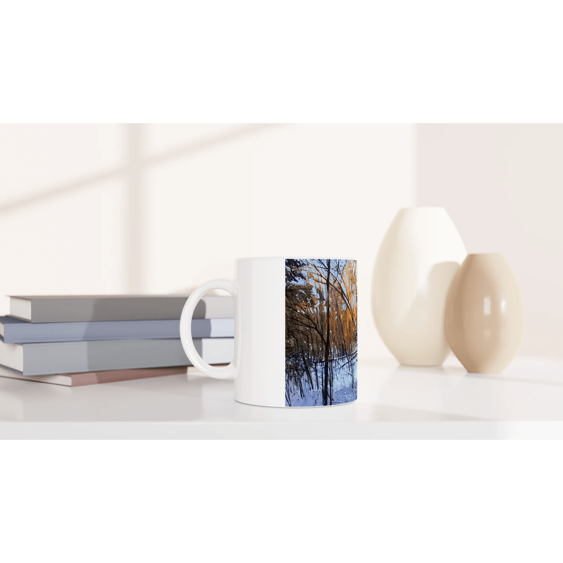 Scary forecast - White 11oz Ceramic Mug - eduardgurevich