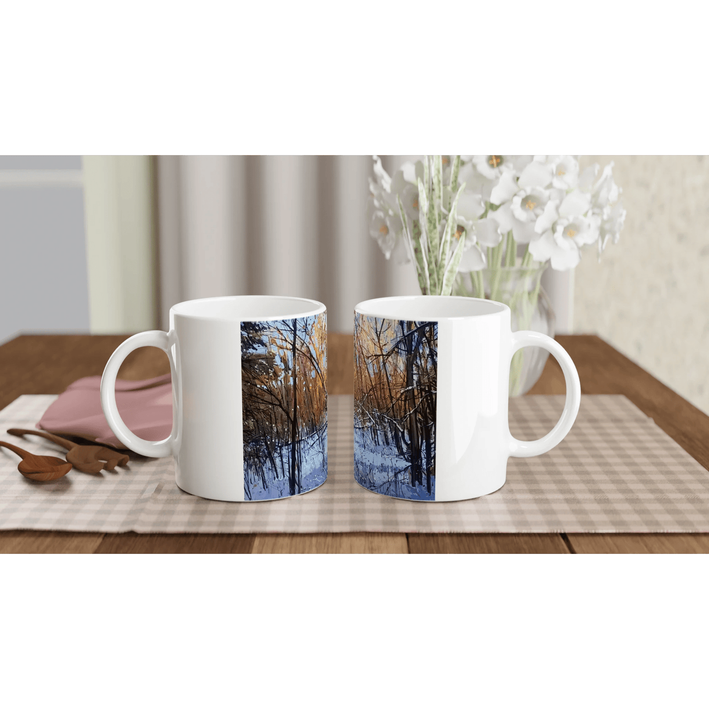 Scary forecast - White 11oz Ceramic Mug - eduardgurevich