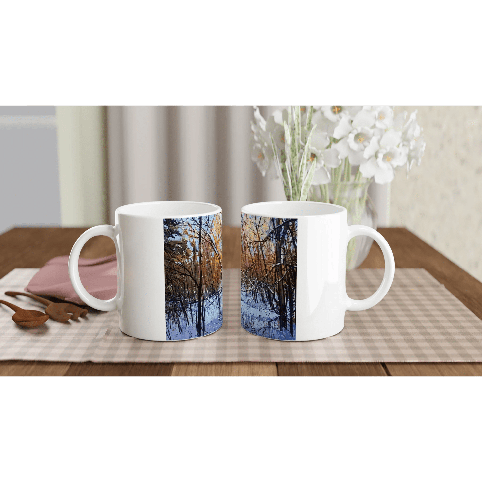 Scary forecast - White 11oz Ceramic Mug - eduardgurevich