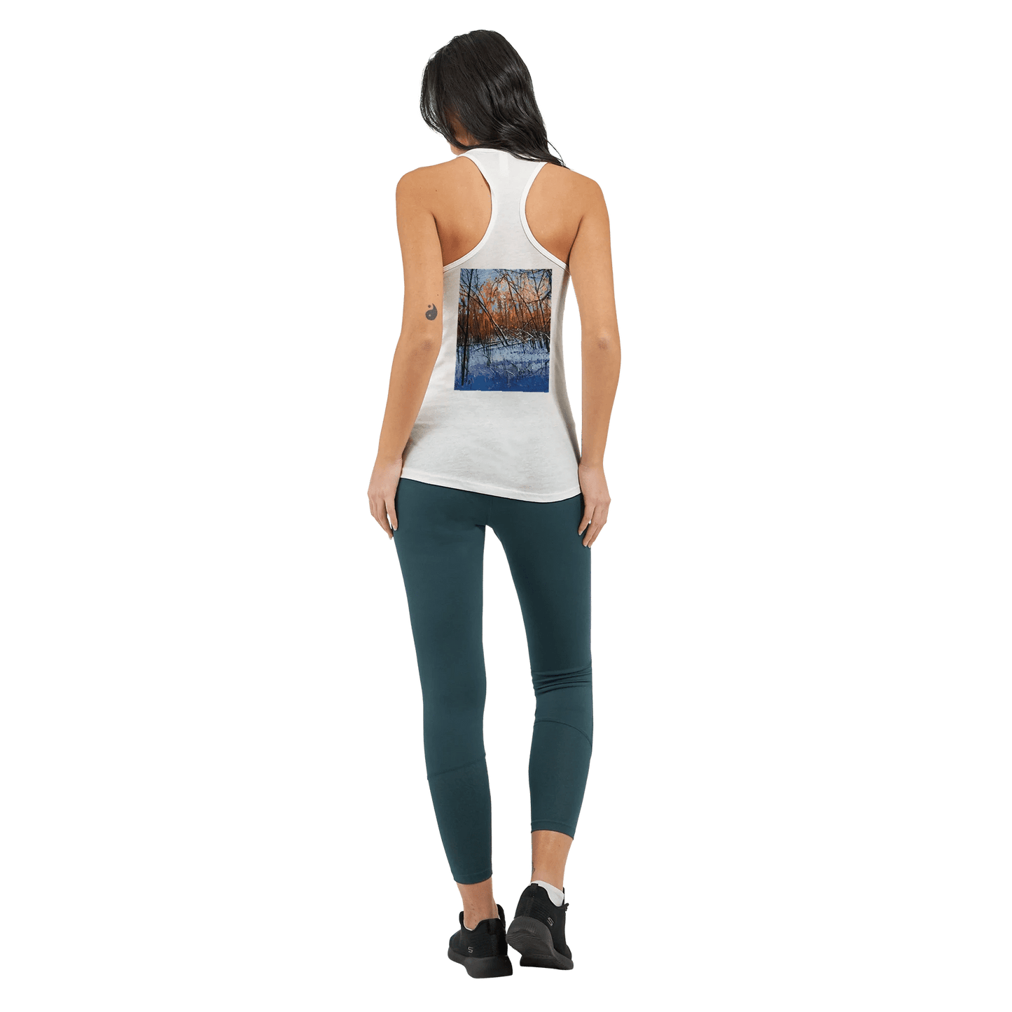 Scary forecast - Women's Ideal Racerback Tank | Next Level 1533 - eduardgurevich S