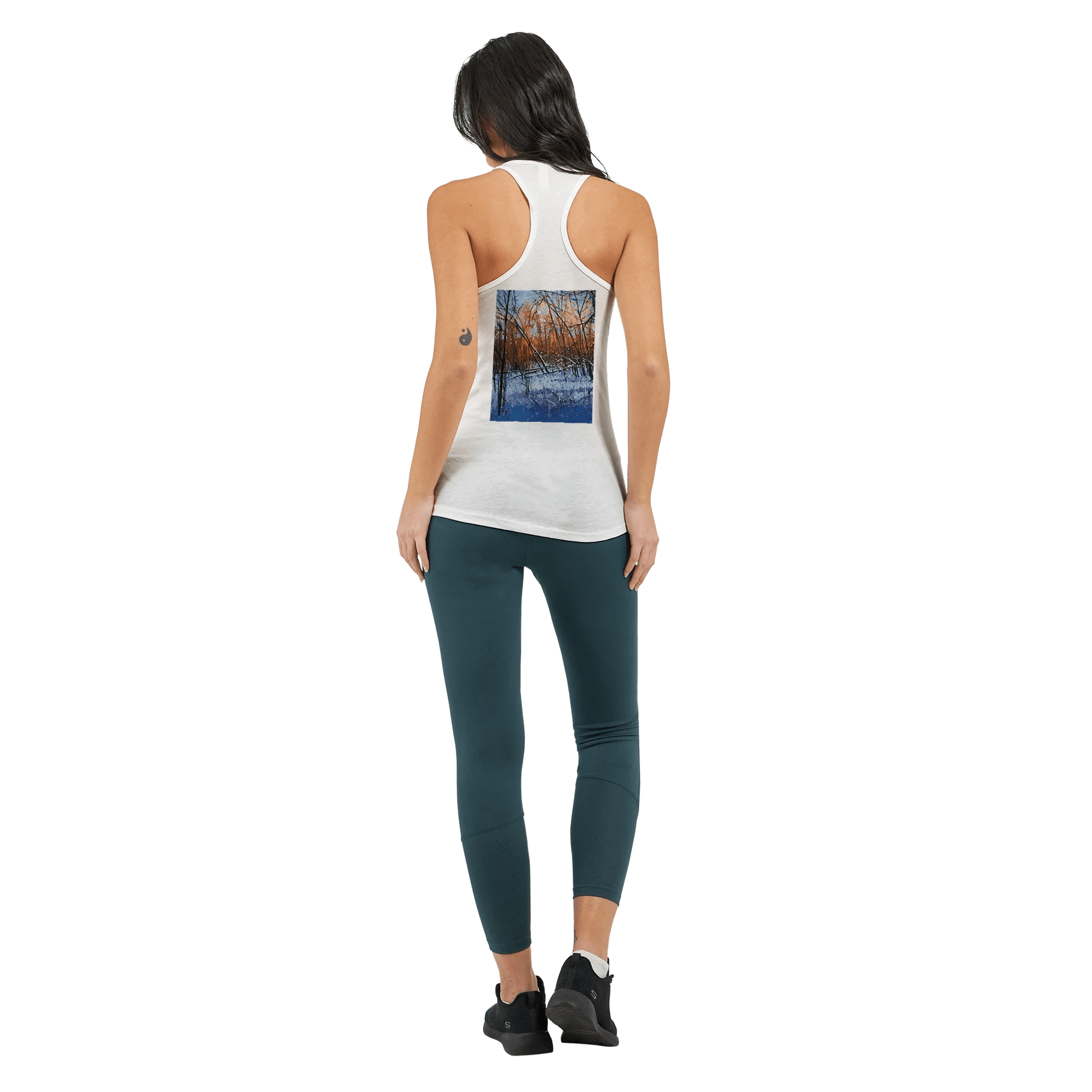Scary forecast - Women's Ideal Racerback Tank | Next Level 1533 - eduardgurevich S