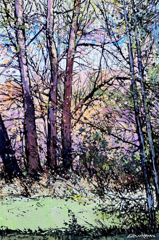 September blues - eduardgurevich Acrylic 36x24