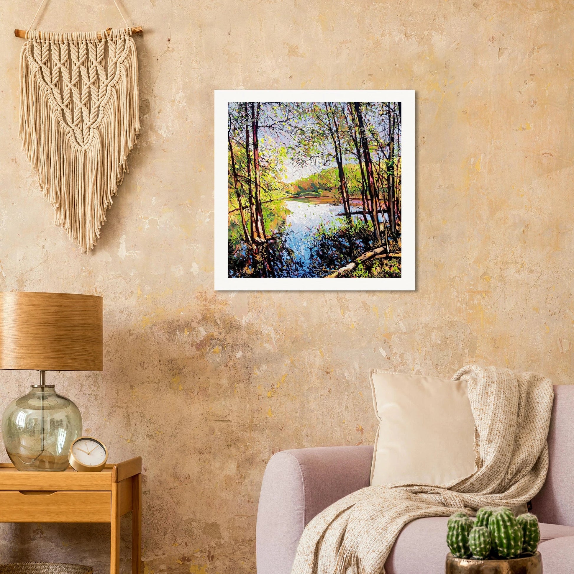 Shifting - Museum - Quality Matte Paper Poster - eduardgurevich 40x40 cm / 16x16″