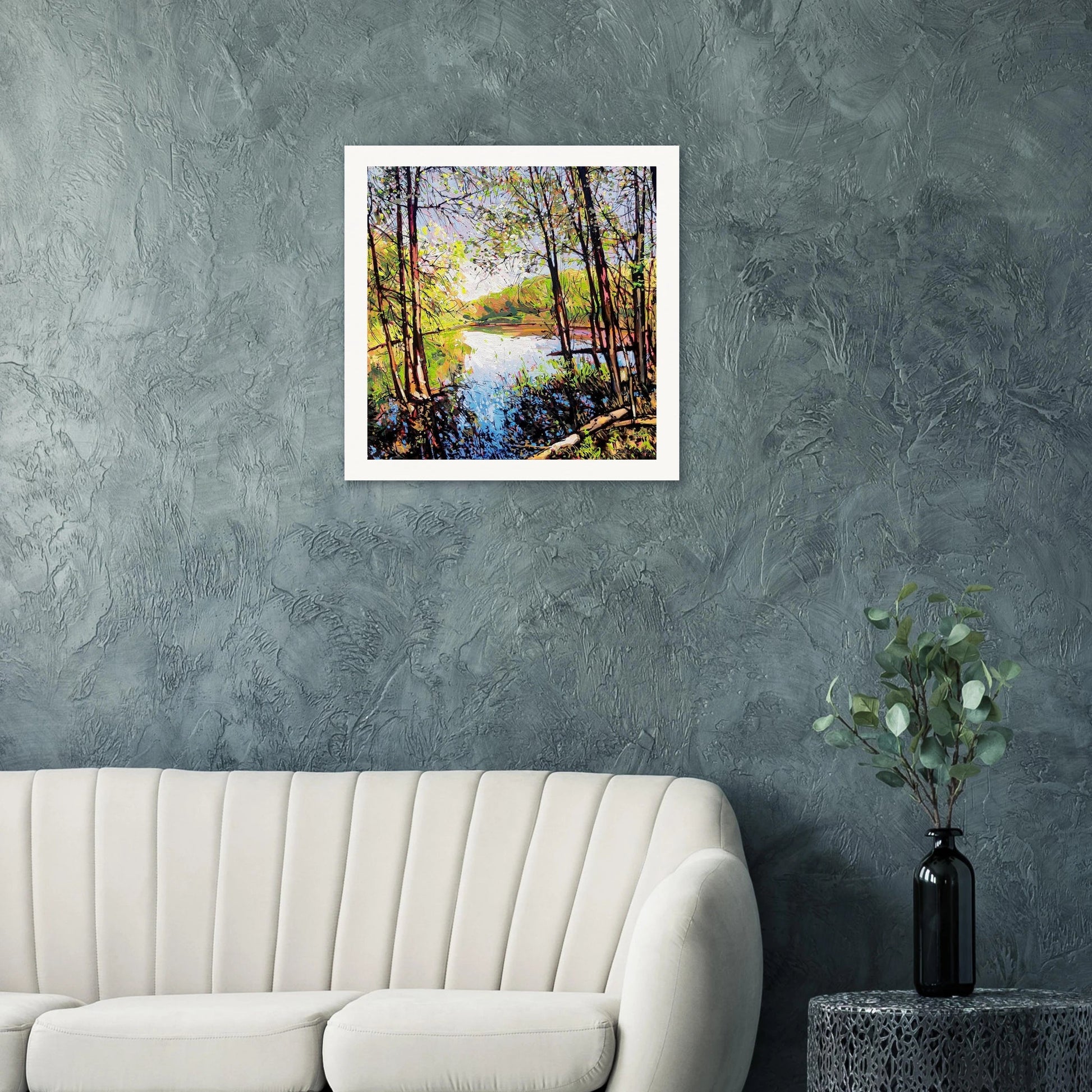 Shifting - Museum - Quality Matte Paper Poster - eduardgurevich 40x40 cm / 16x16″