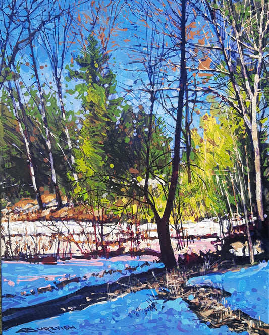 Shining through - eduardgurevich Acrylic 20x16