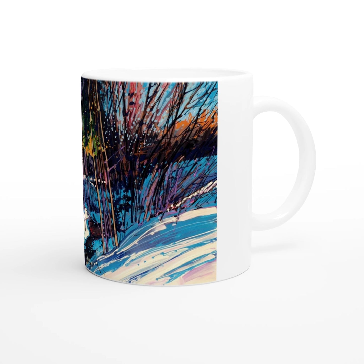 Singing together - White 11oz Ceramic Mug - eduardgurevich