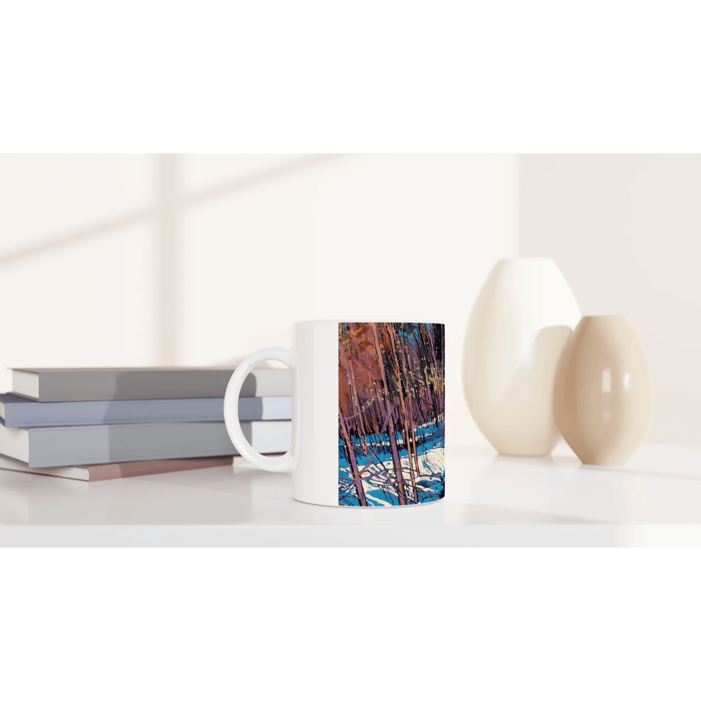 Singing together - White 11oz Ceramic Mug - eduardgurevich