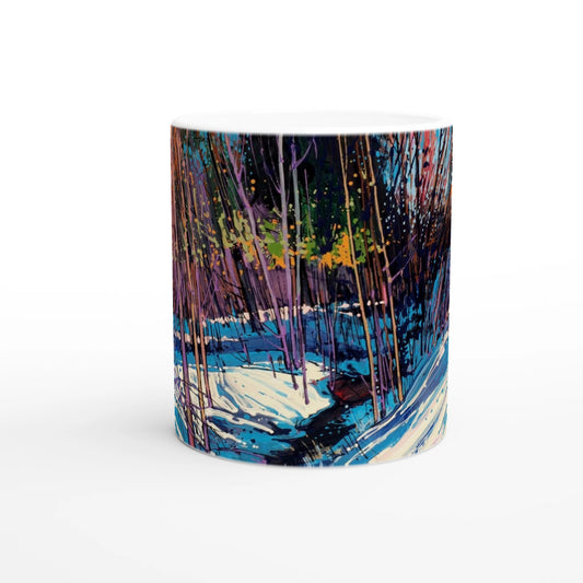 Singing together - White 11oz Ceramic Mug - eduardgurevich