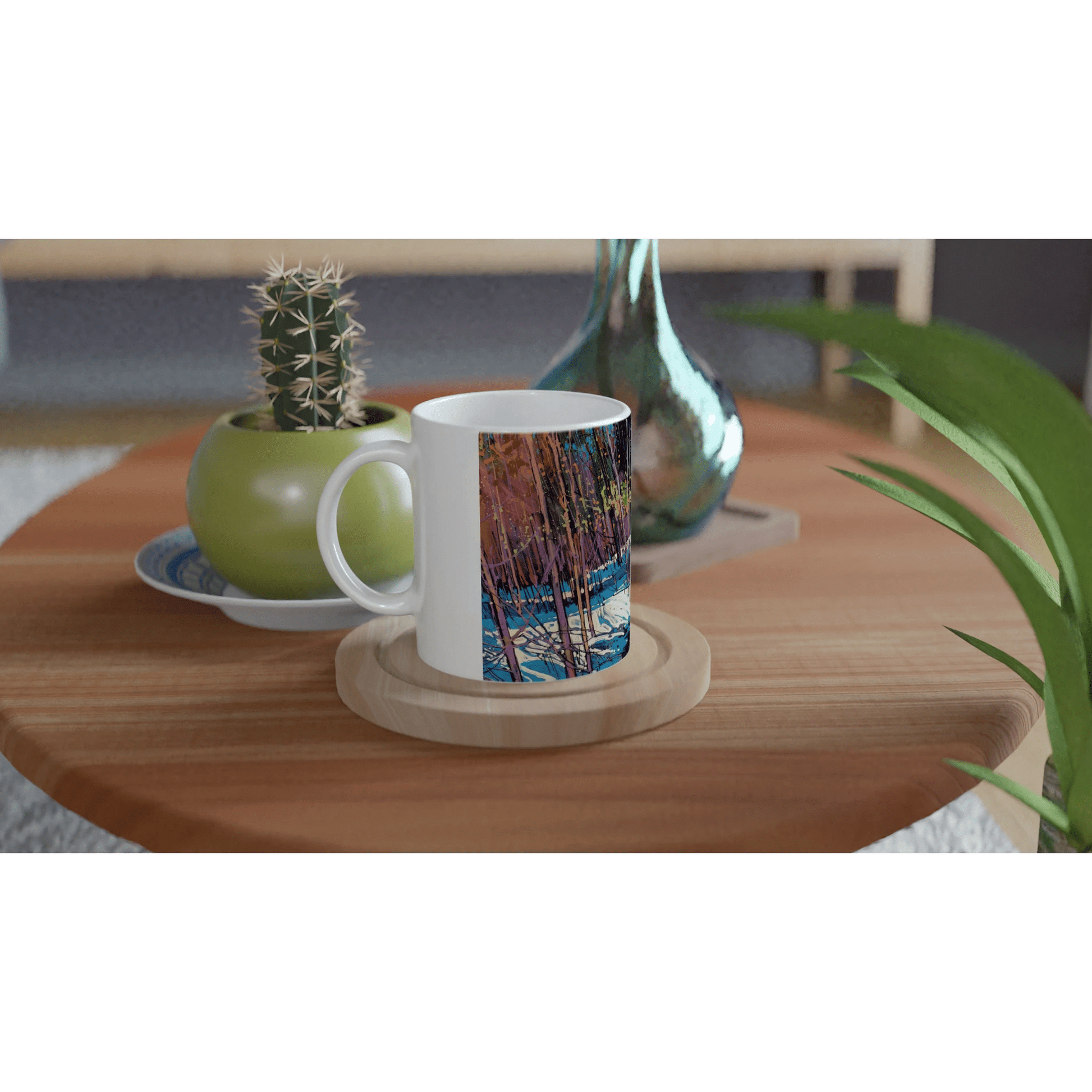 Singing together - White 11oz Ceramic Mug - eduardgurevich