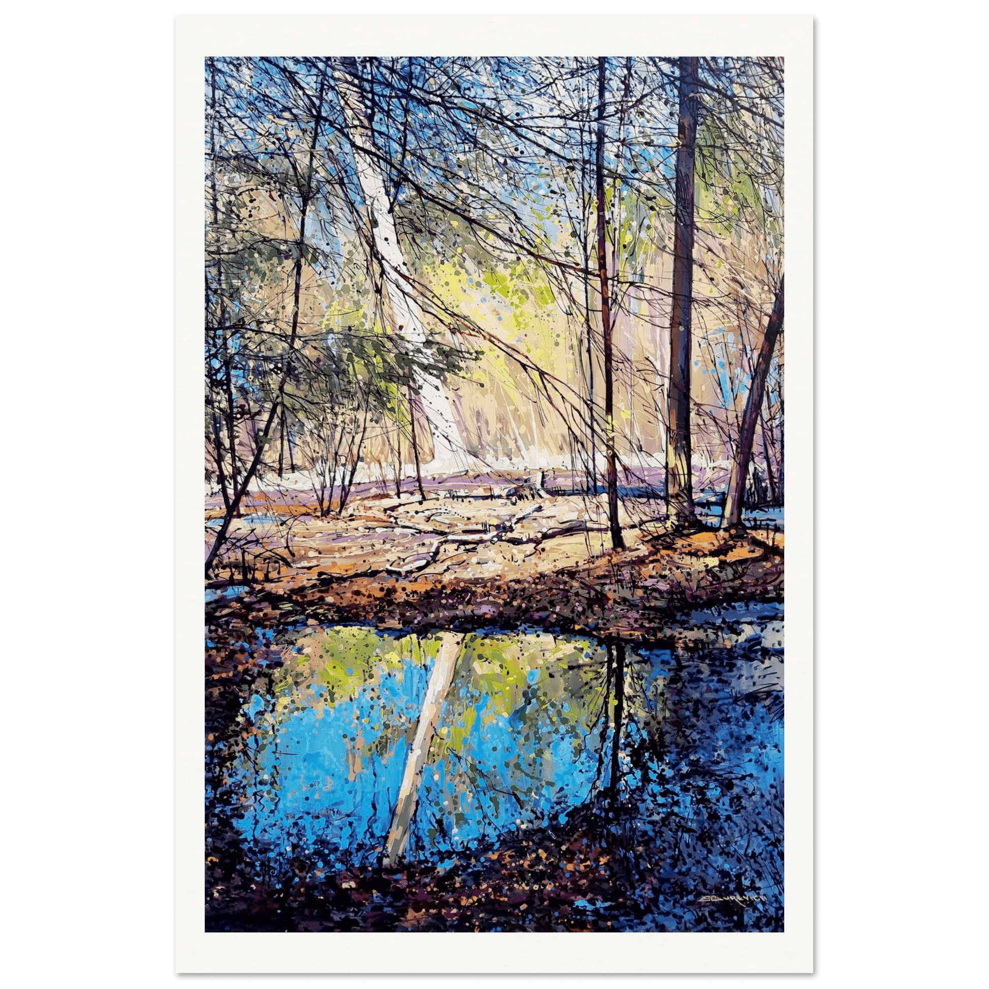 Smell of spring - Museum - Quality Matte Paper Poster - eduardgurevich 60x90 cm / 24x36″