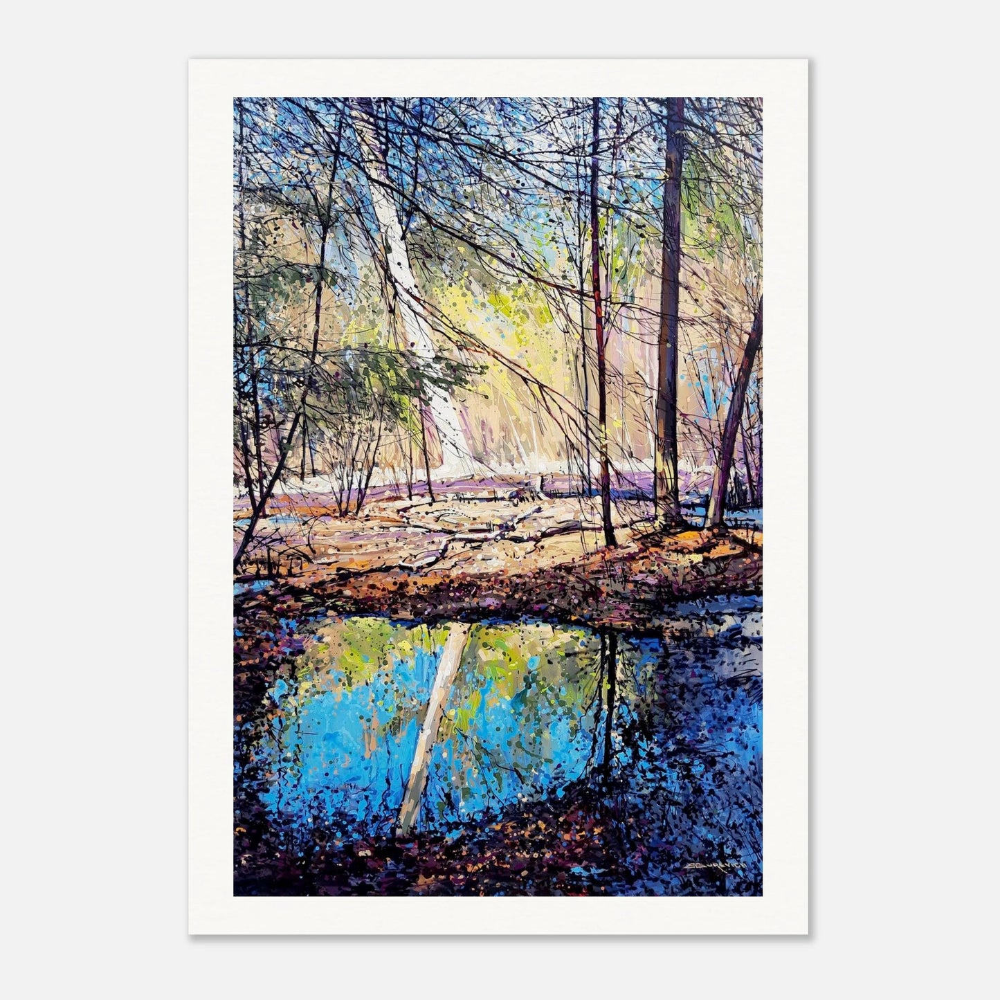 Smell of spring - Museum - Quality Matte Paper Poster - eduardgurevich 75x100 cm / 30x40″